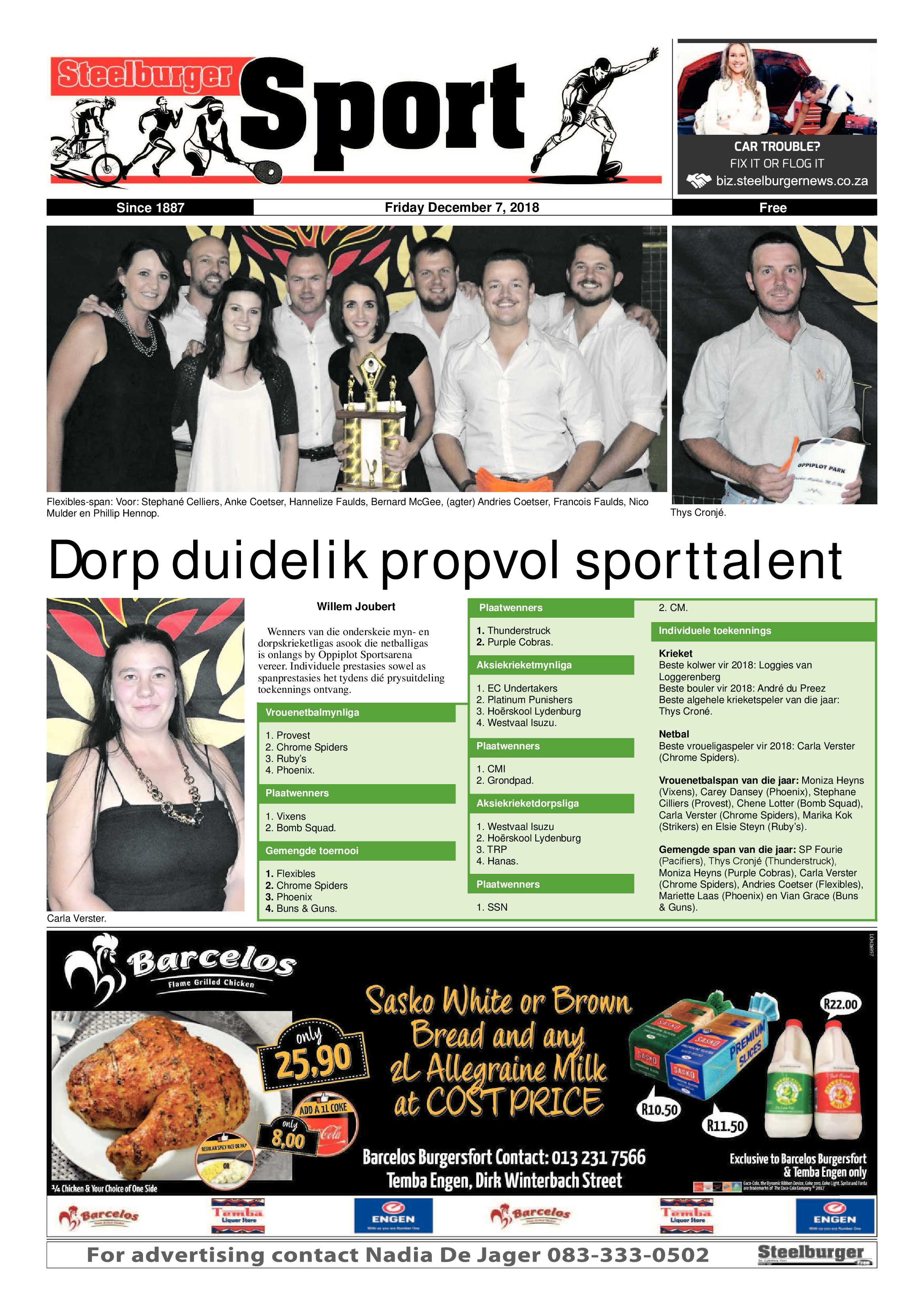Steelburger News 7 December 2018 page 20