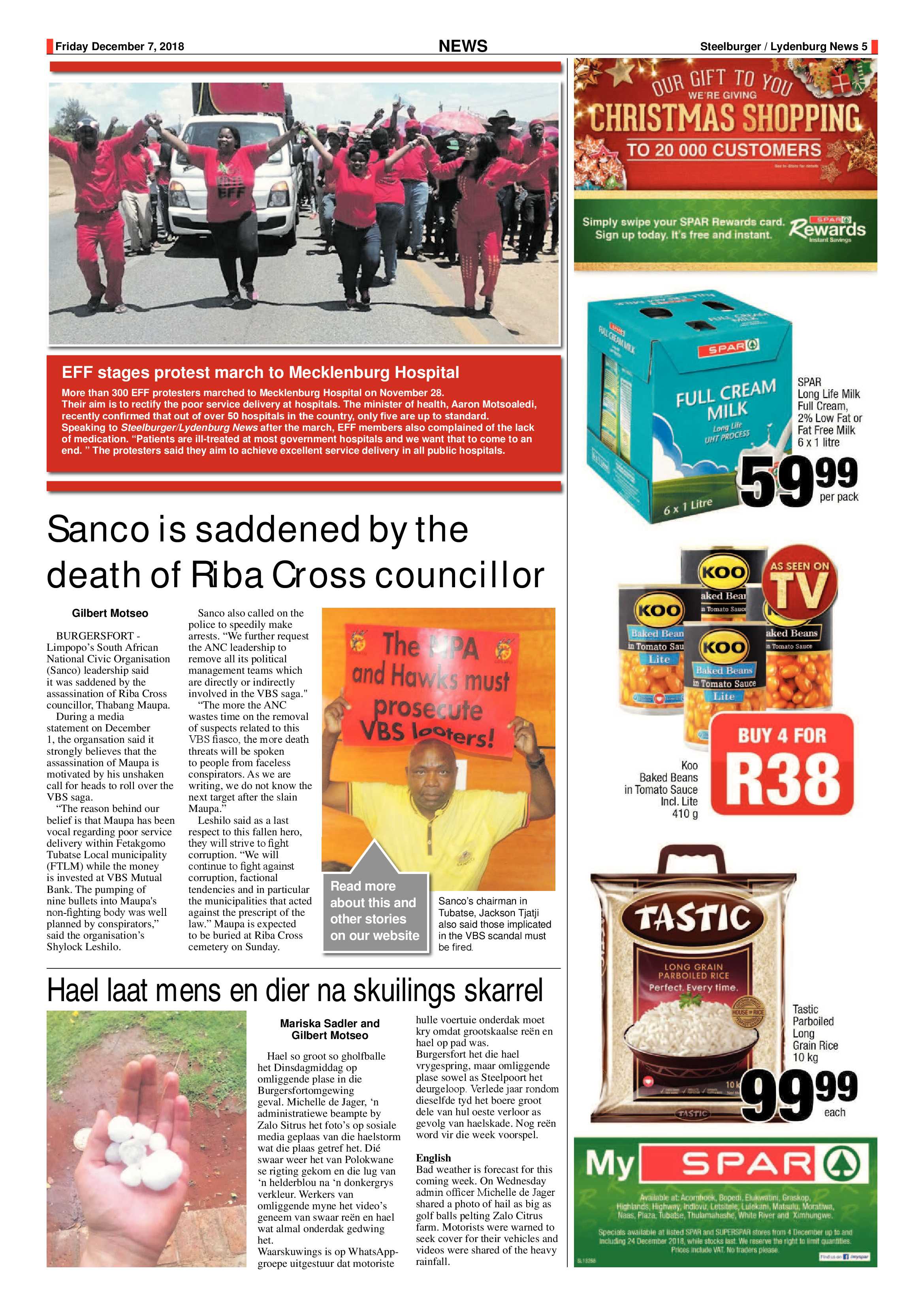 Steelburger News 7 December 2018 page 5