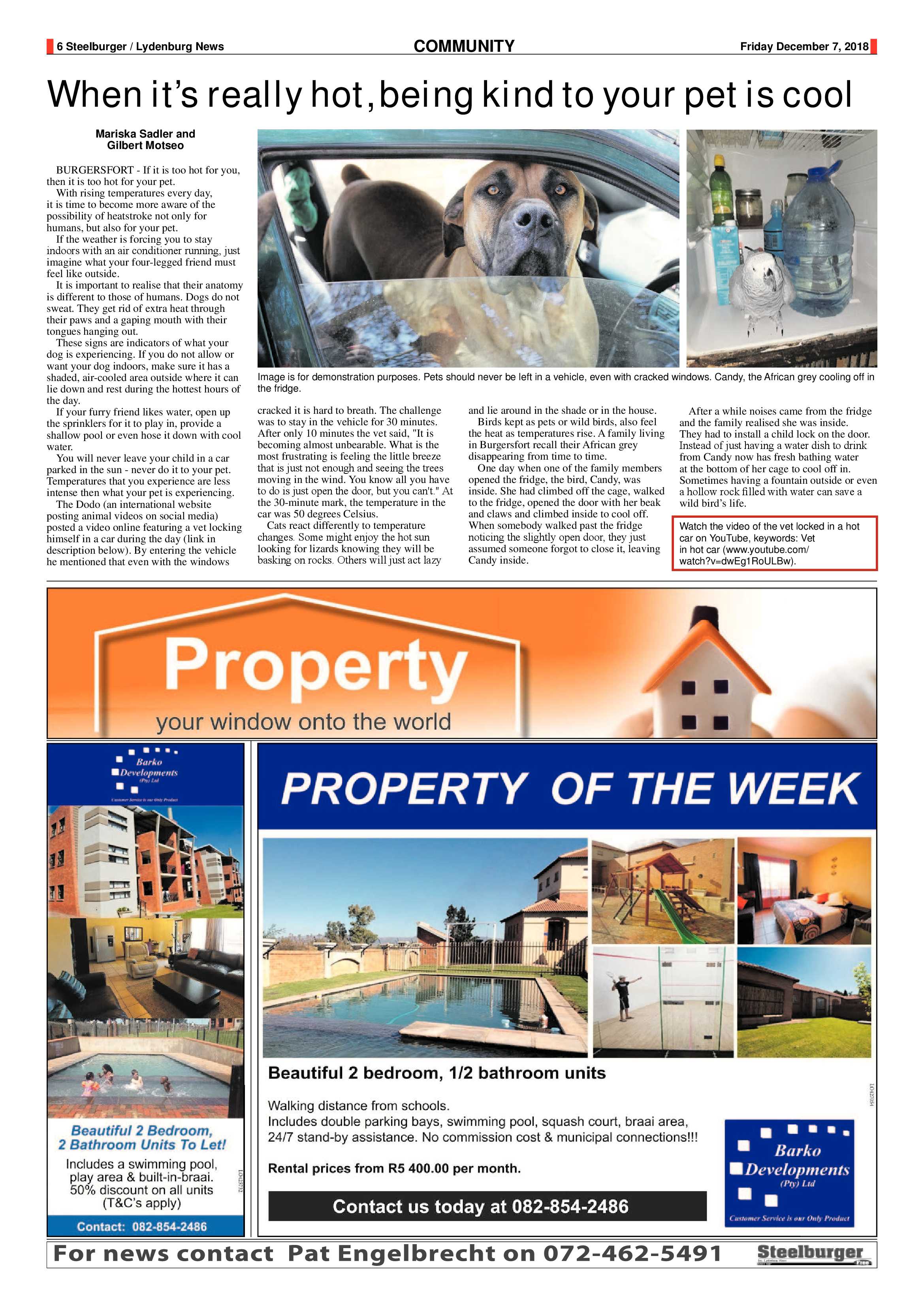 Steelburger News 7 December 2018 page 6