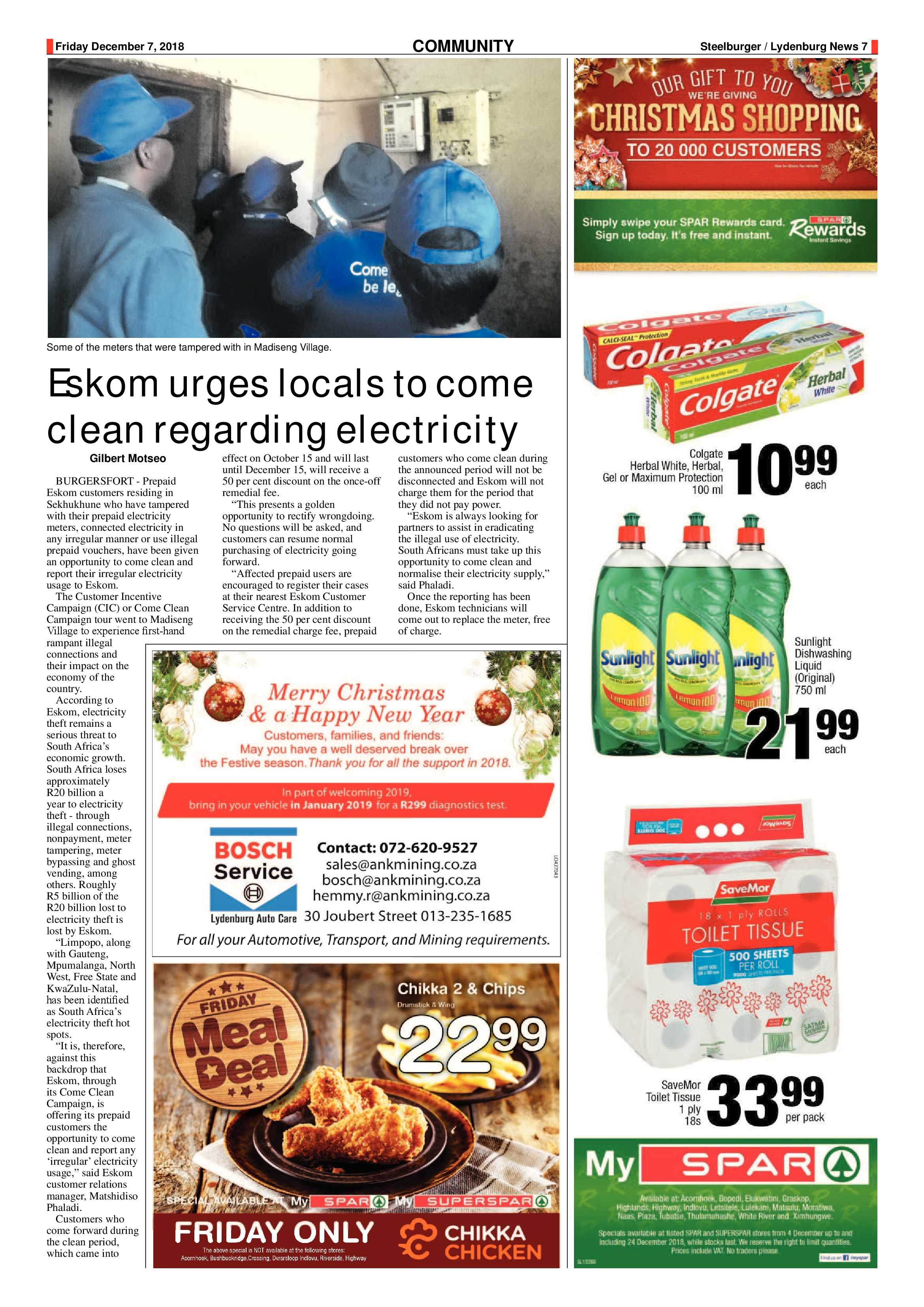 Steelburger News 7 December 2018 page 7