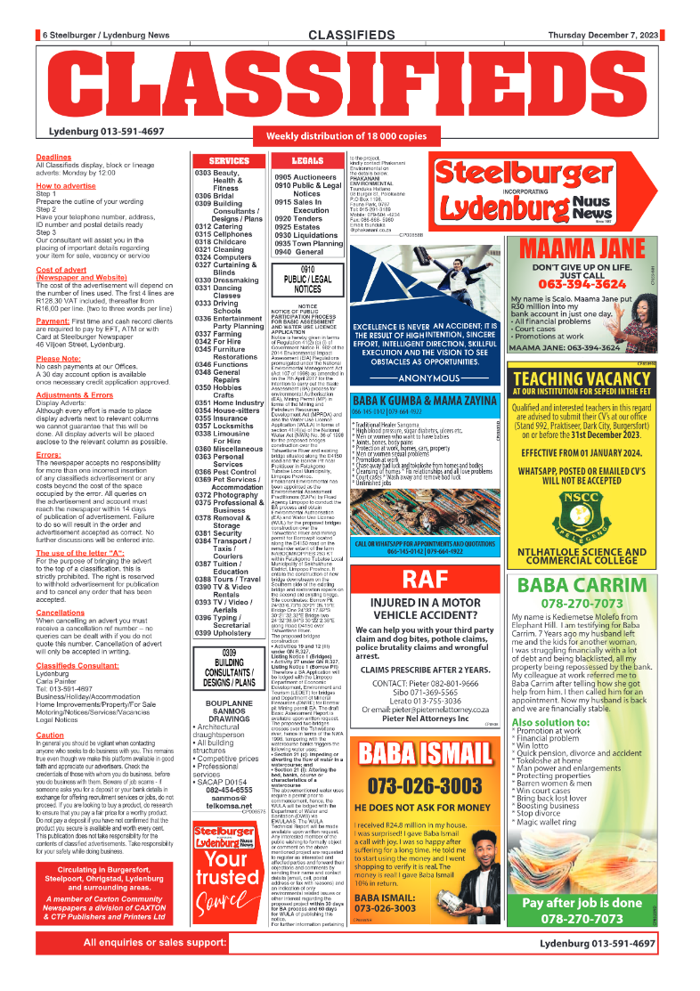 Steelburger News 7 December 2023 page 6