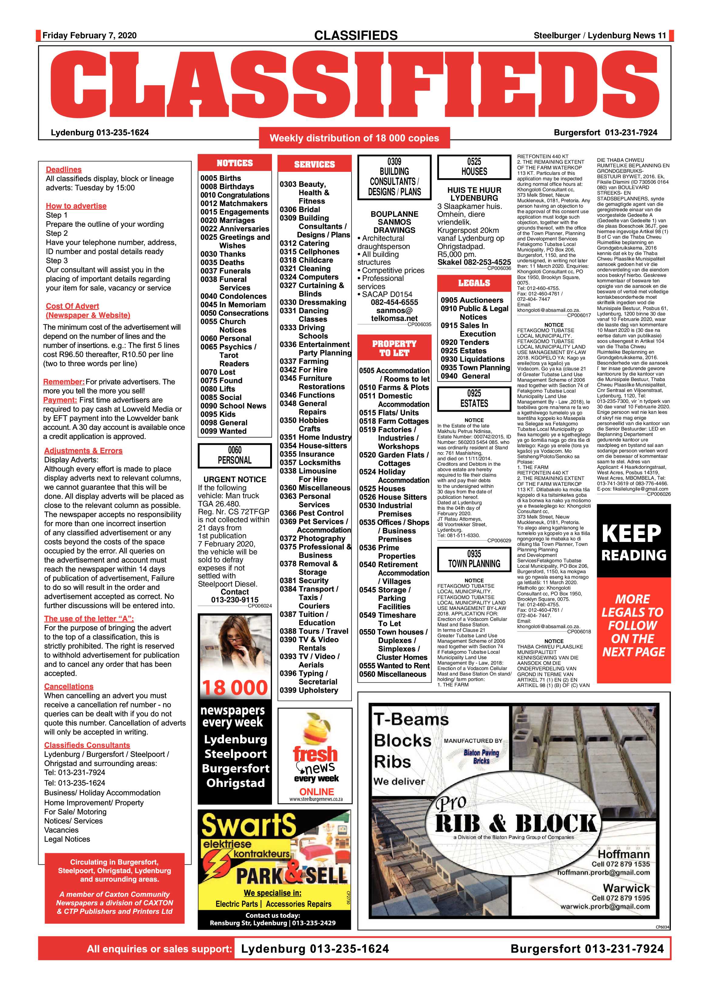 Steelburger News 7 February 2020 page 11