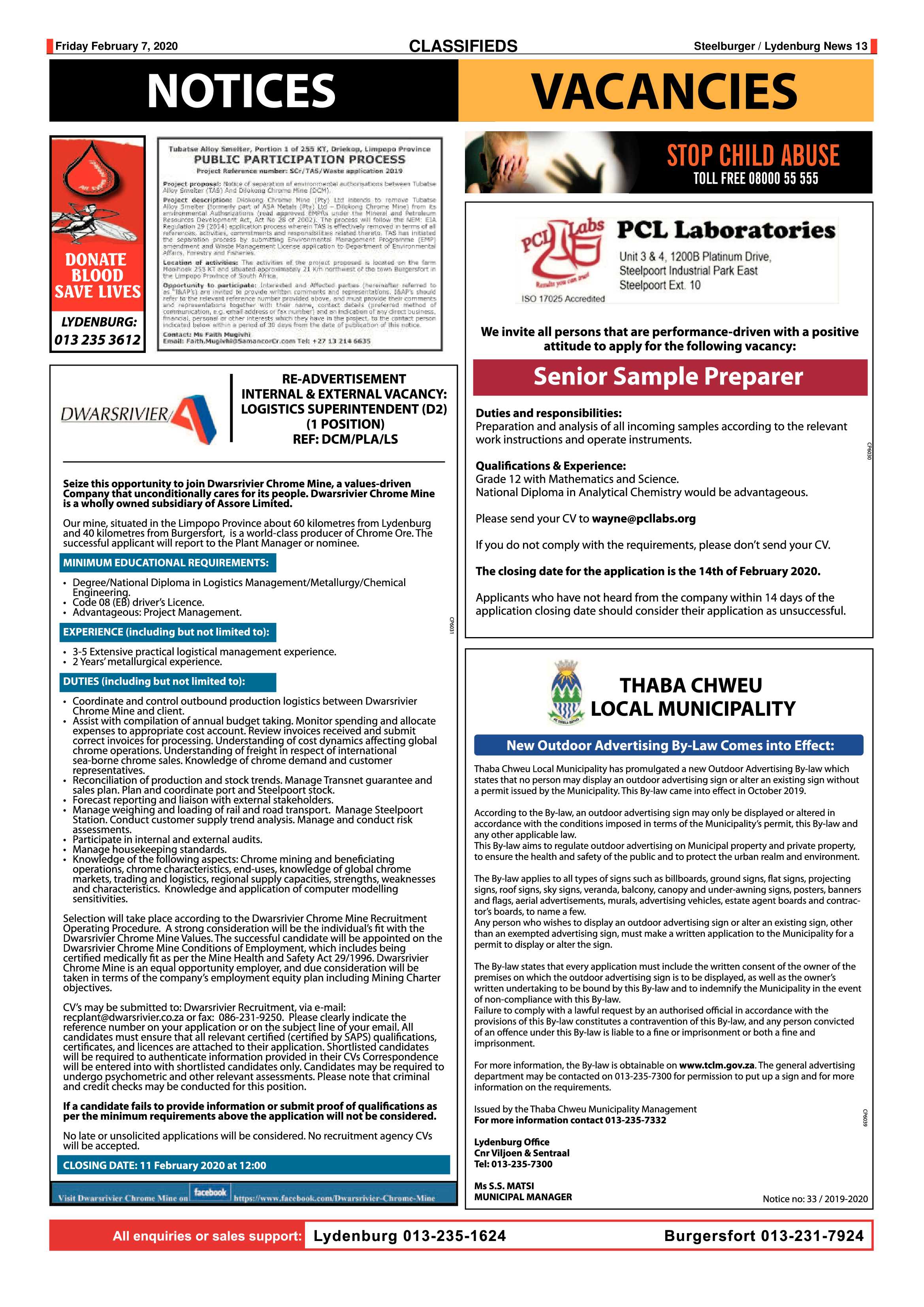 Steelburger News 7 February 2020 page 13