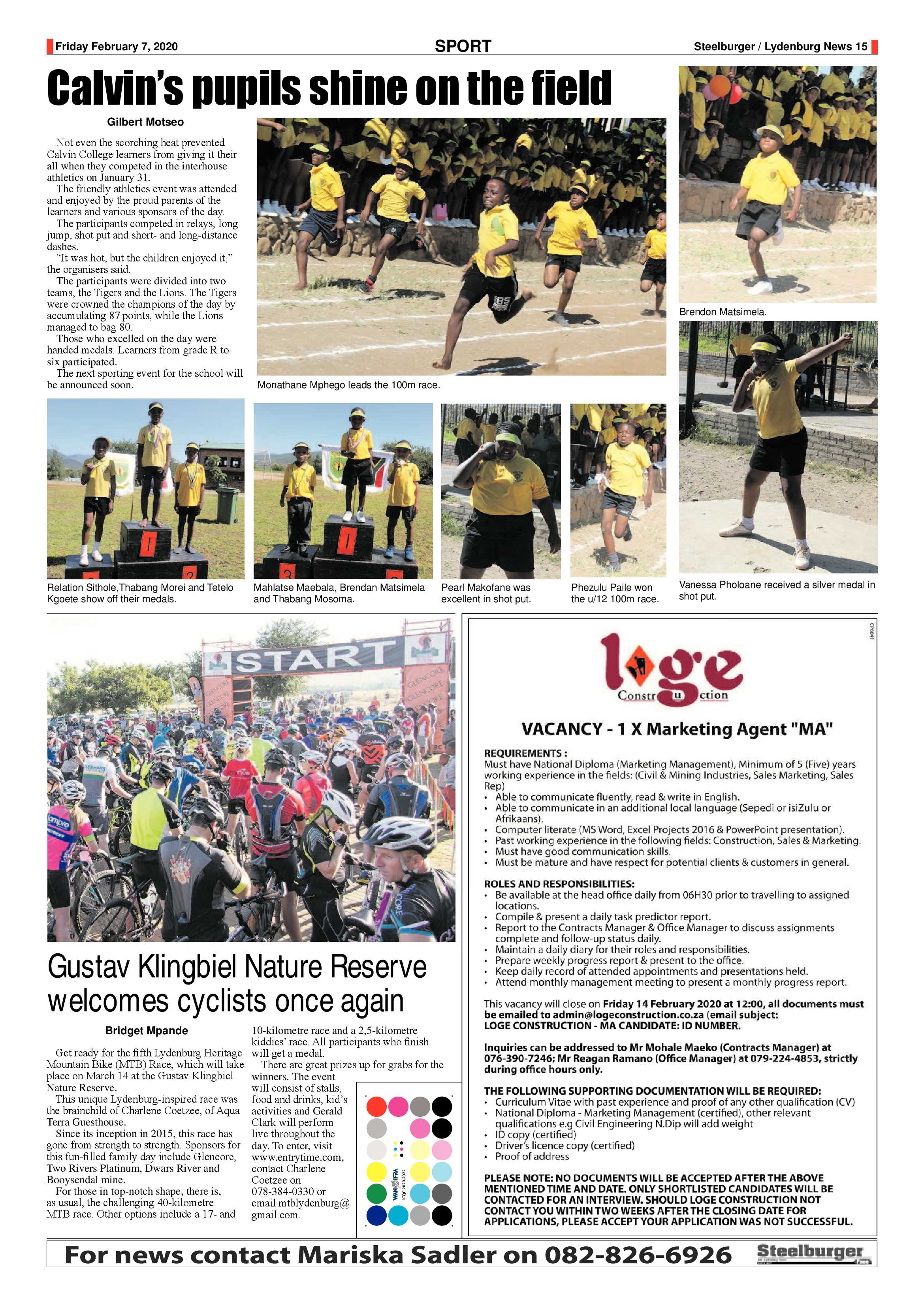 Steelburger News 7 February 2020 page 15