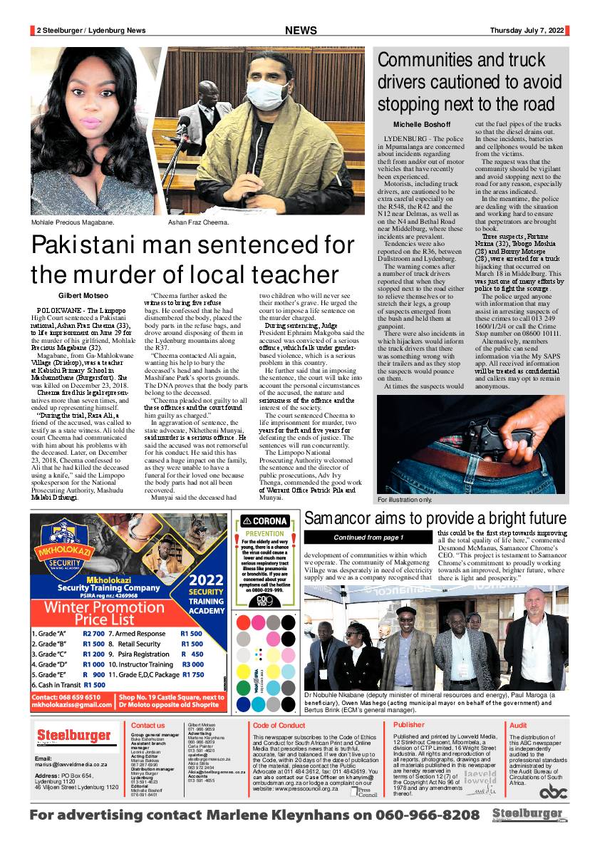 Steelburger News 7 July 2022 page 2