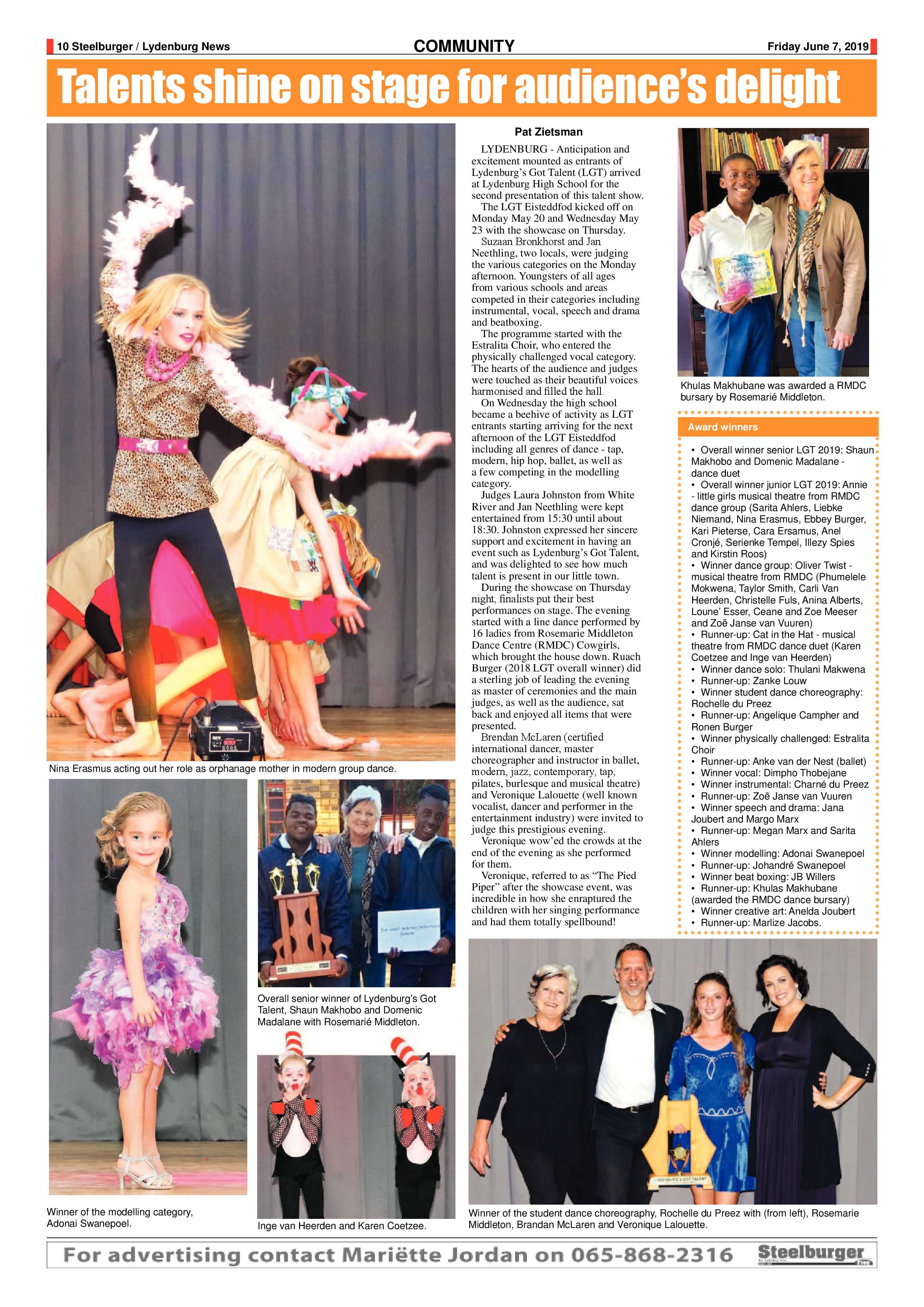 Steelburger News 7 June 2019 page 10
