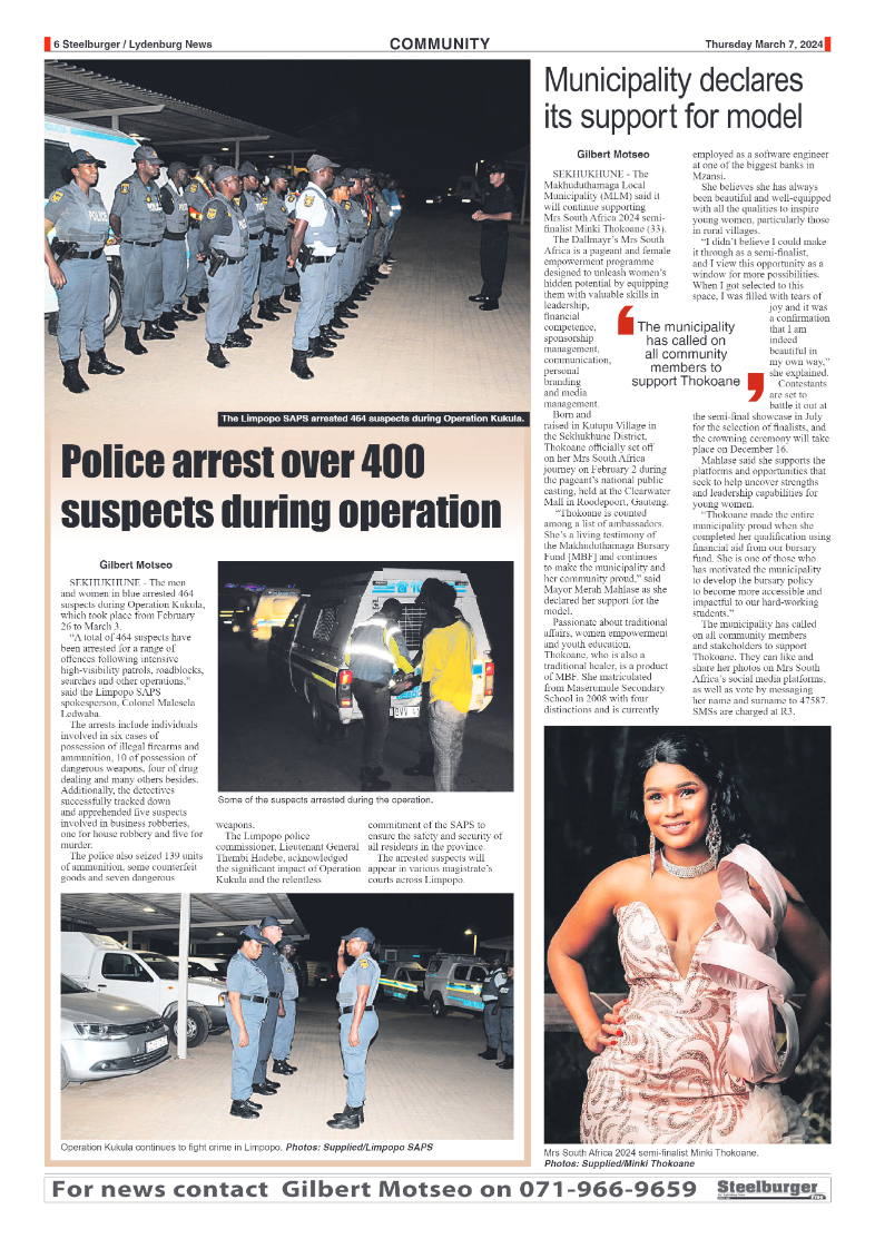 Steelburger News 7 March 2024 page 6