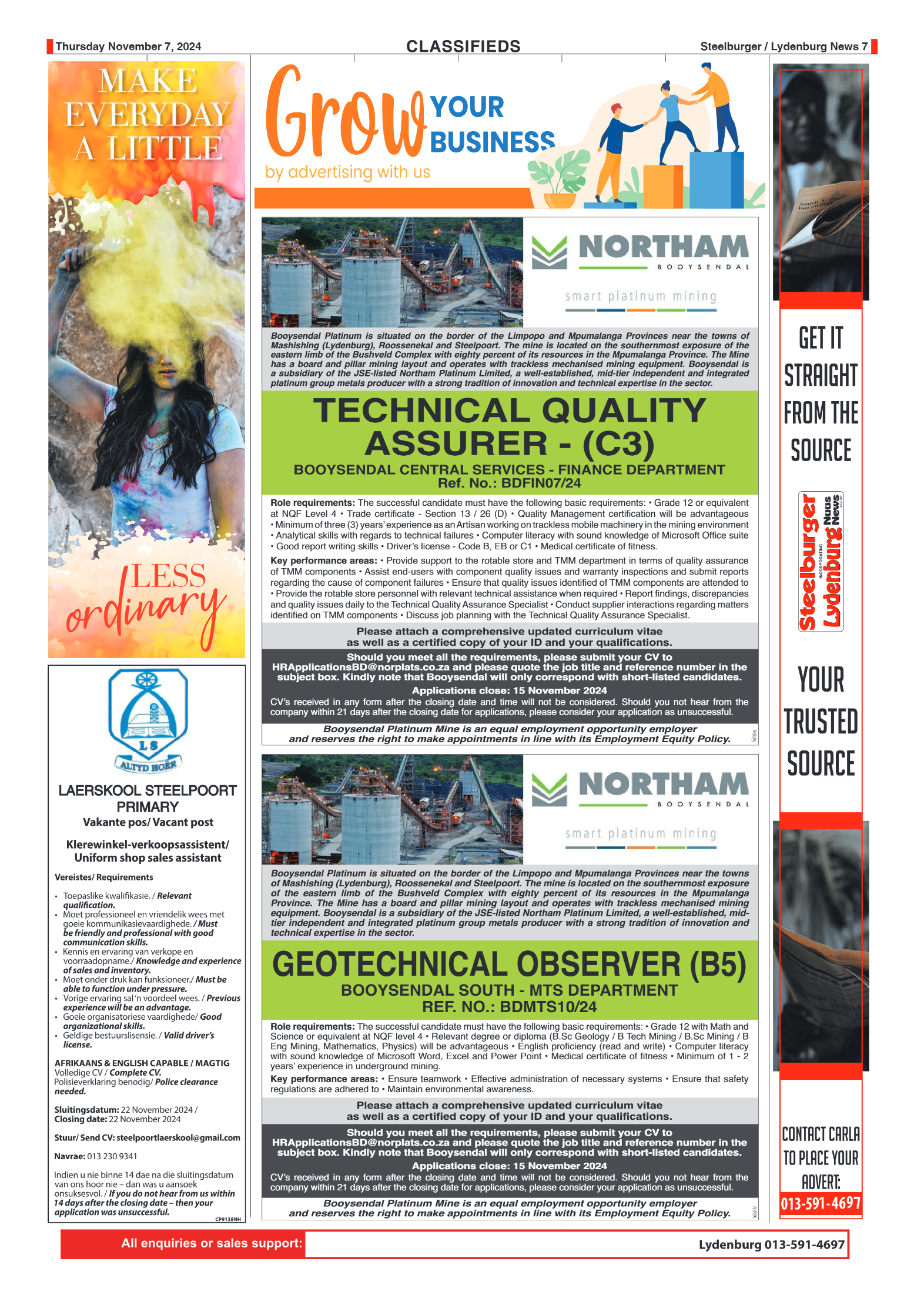 Steelburger News 7 November 2024 page 7