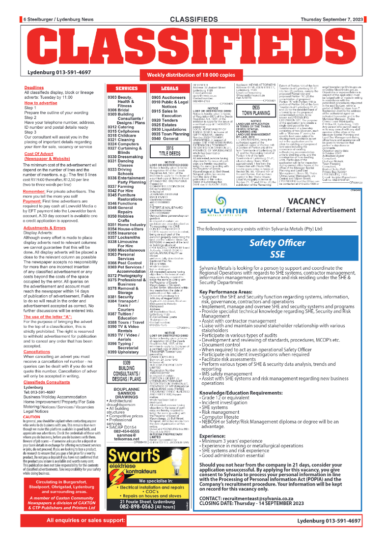 Steelburger News 7 September 2023 page 6