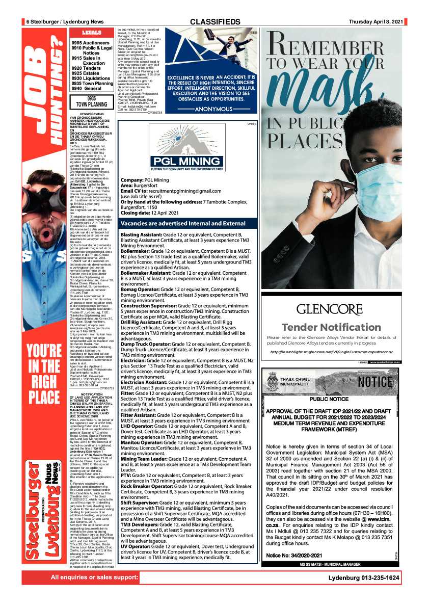 Steelburger News 8 April 2021 page 6
