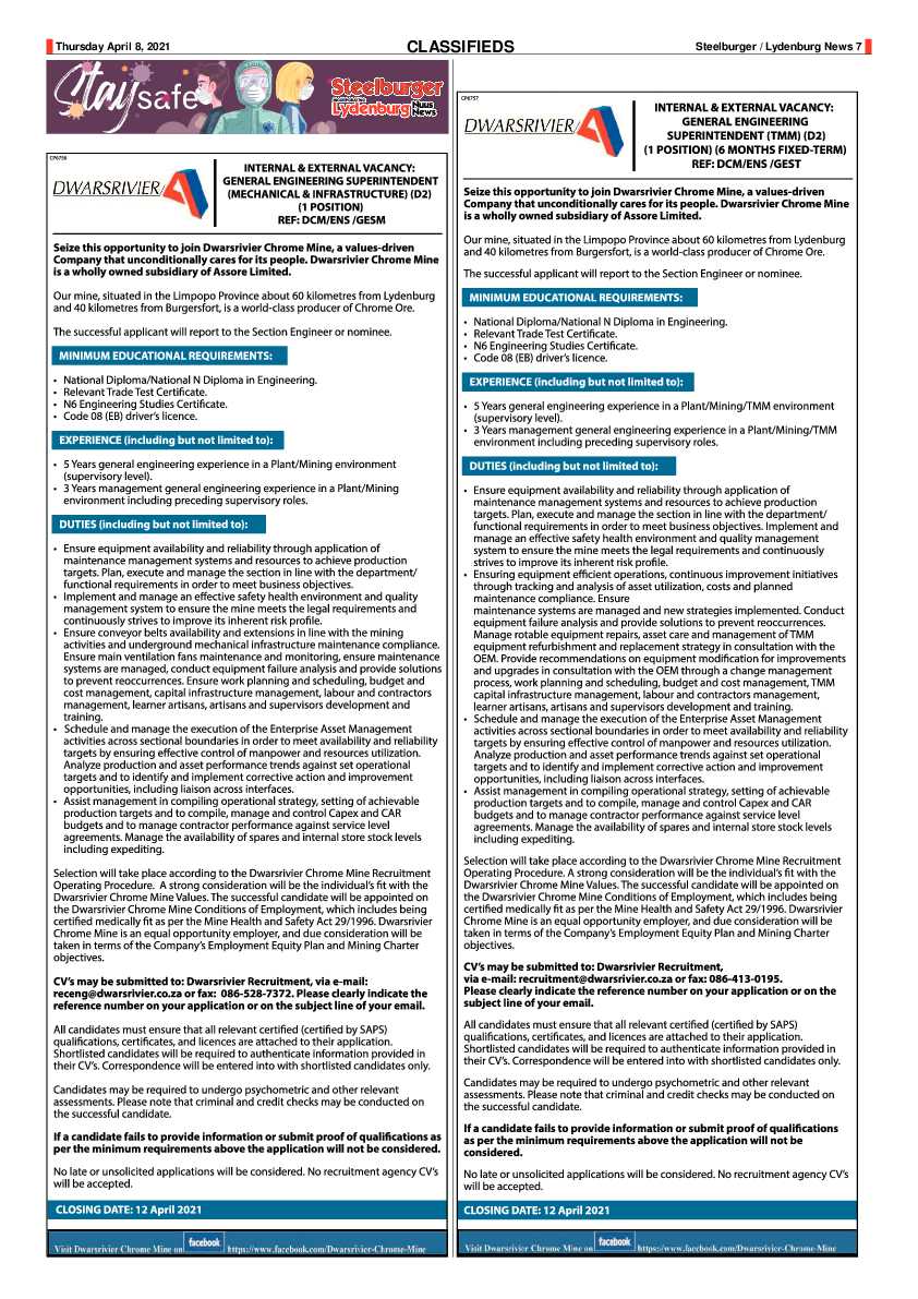 Steelburger News 8 April 2021 page 7