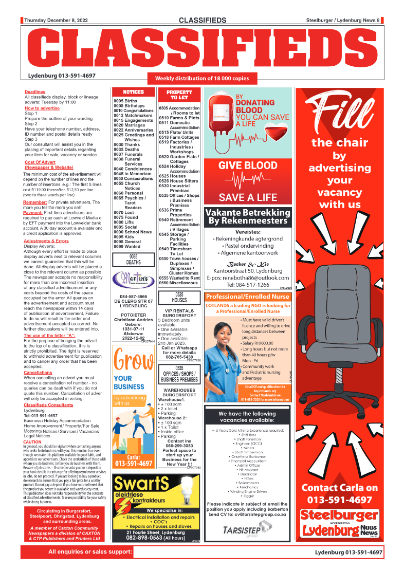 Steelburger News 8 December 2022 page 9