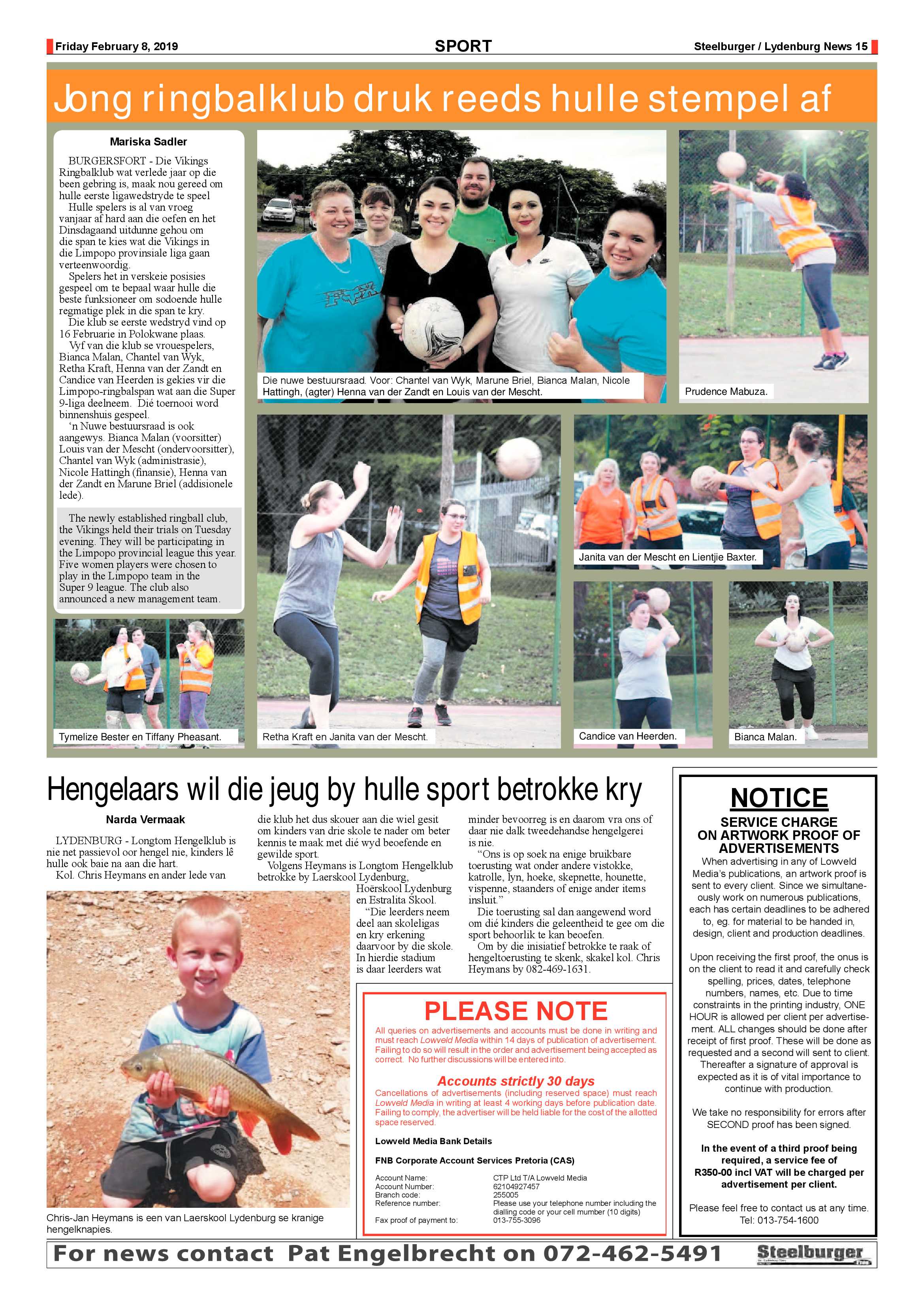 Steelburger News 8 February 2019 page 15