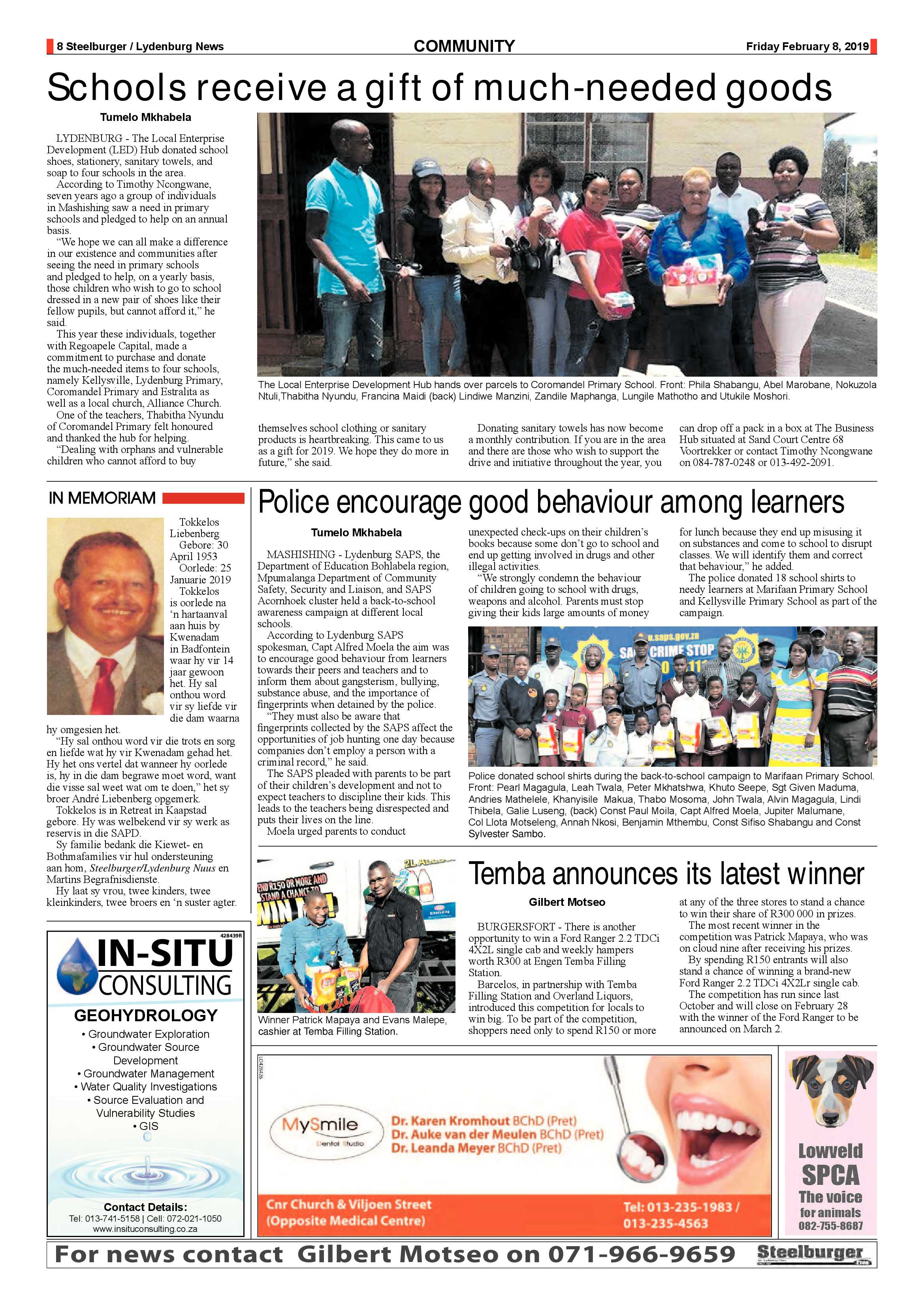 Steelburger News 8 February 2019 page 8
