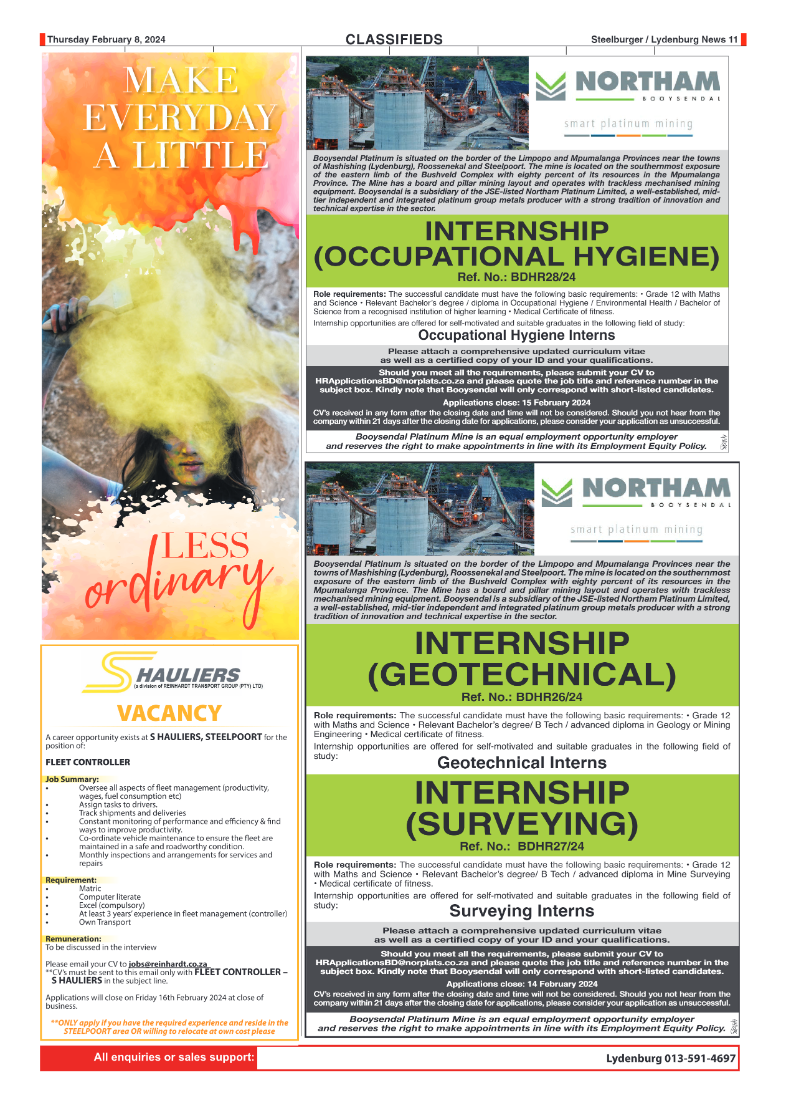 Steelburger News 8 February 2024 page 11