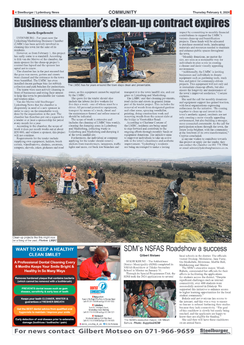 Steelburger News 8 February 2024 page 4