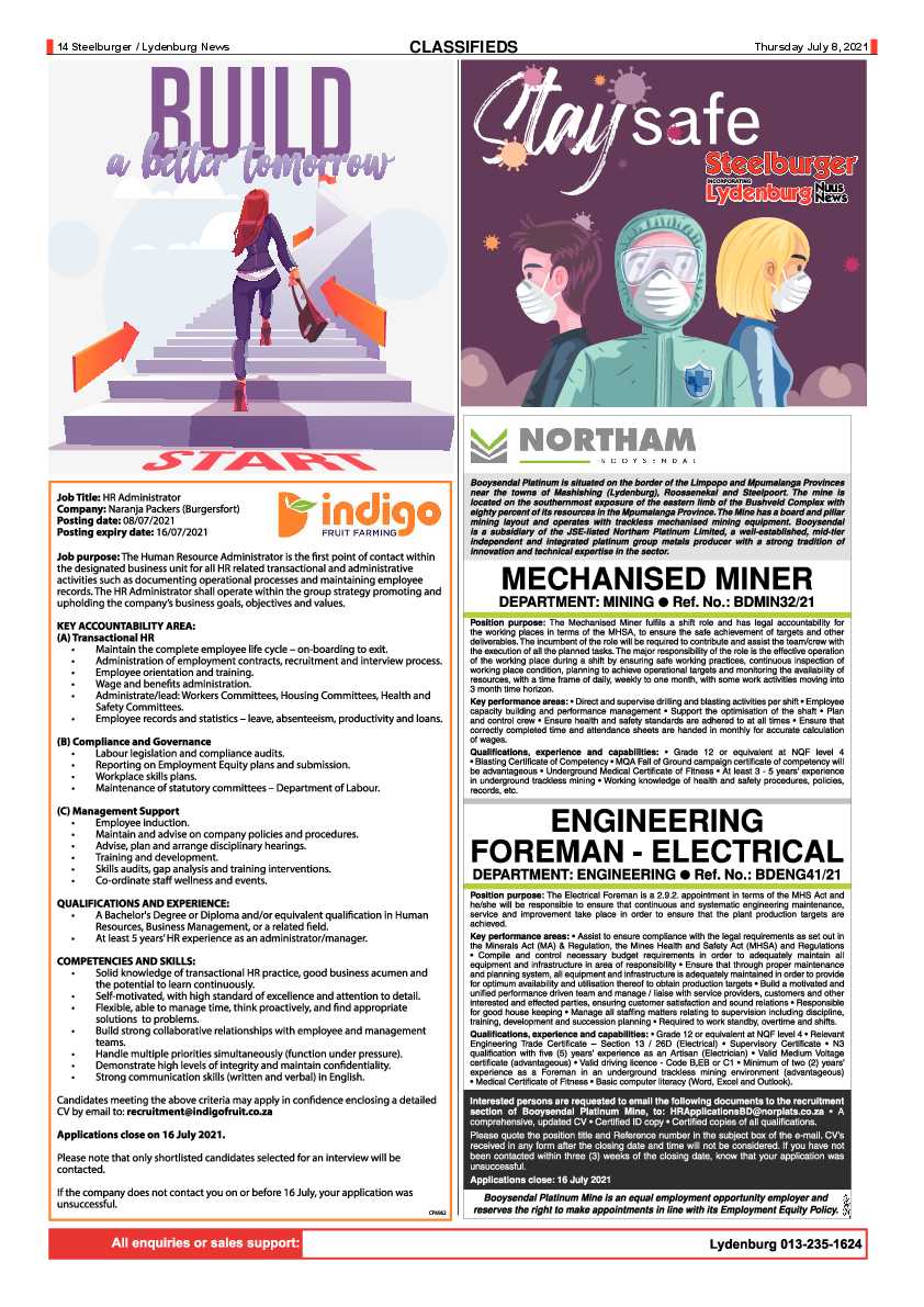 Steelburger news 8 July 2021 page 14