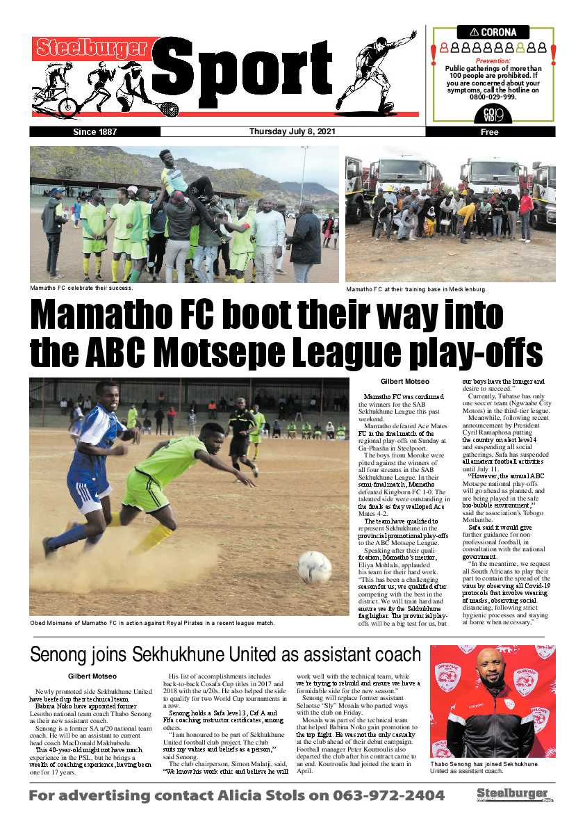 Steelburger news 8 July 2021 page 16