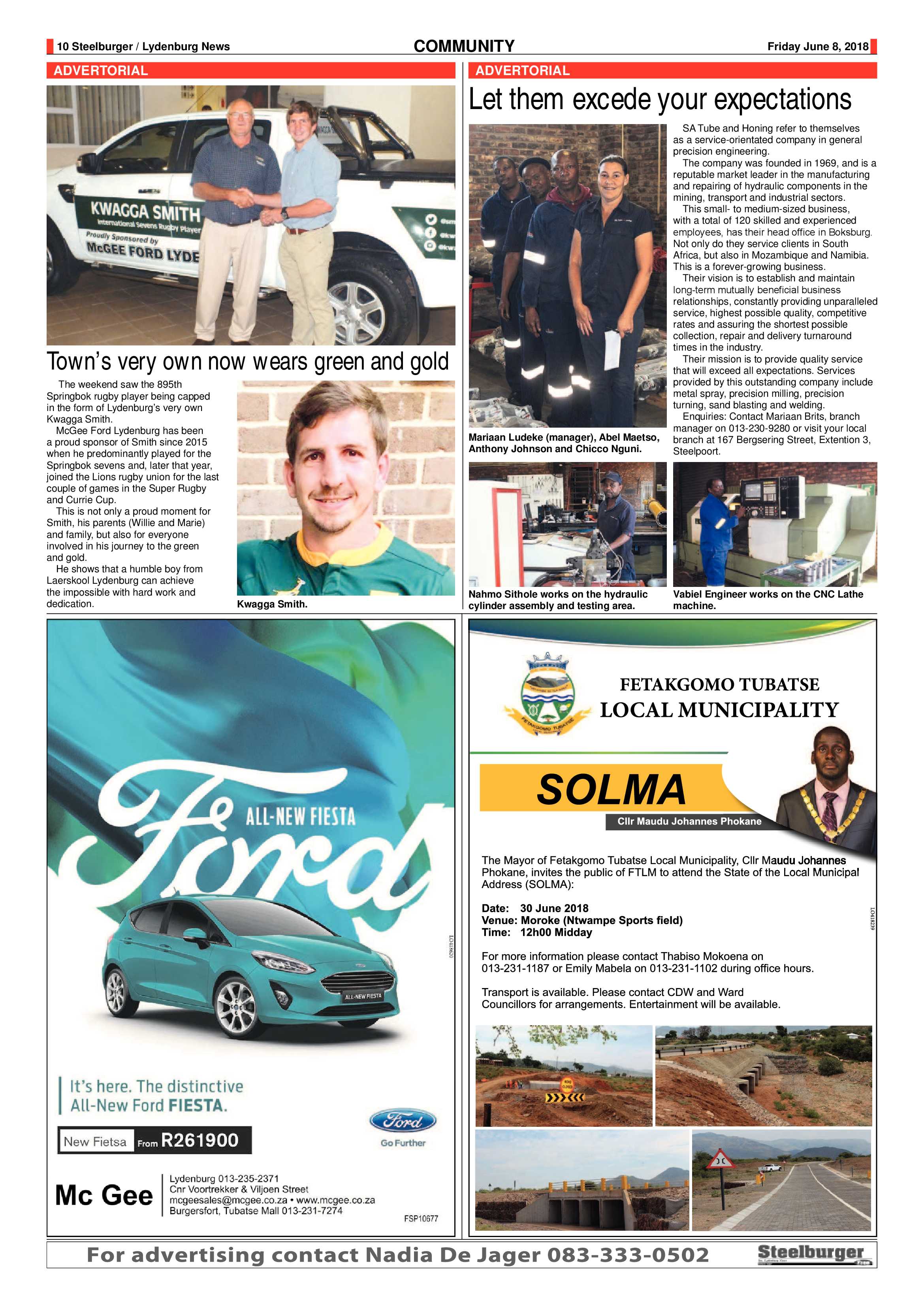 Steelburger News 8 June 2018 page 10