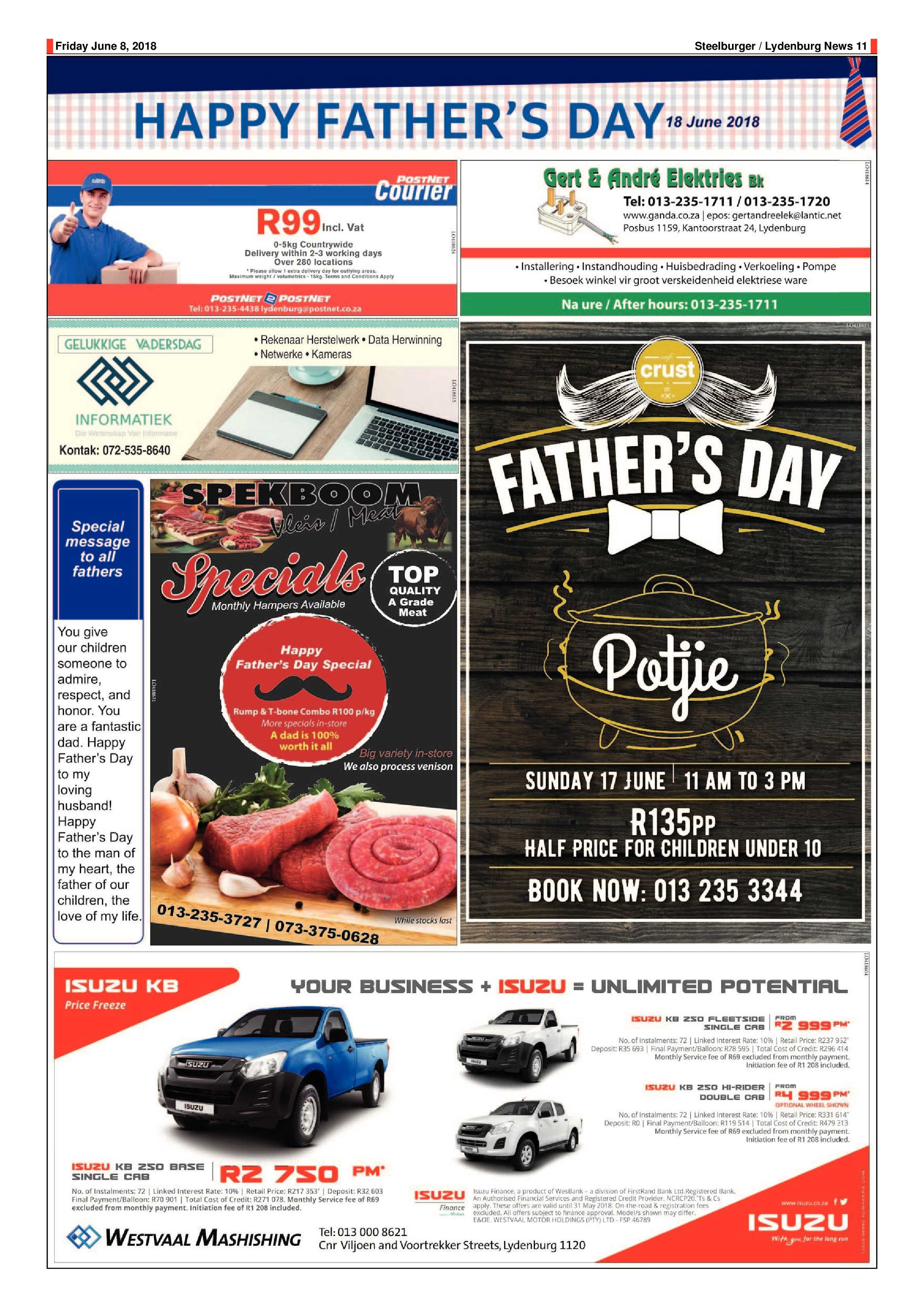 Steelburger News 8 June 2018 page 11