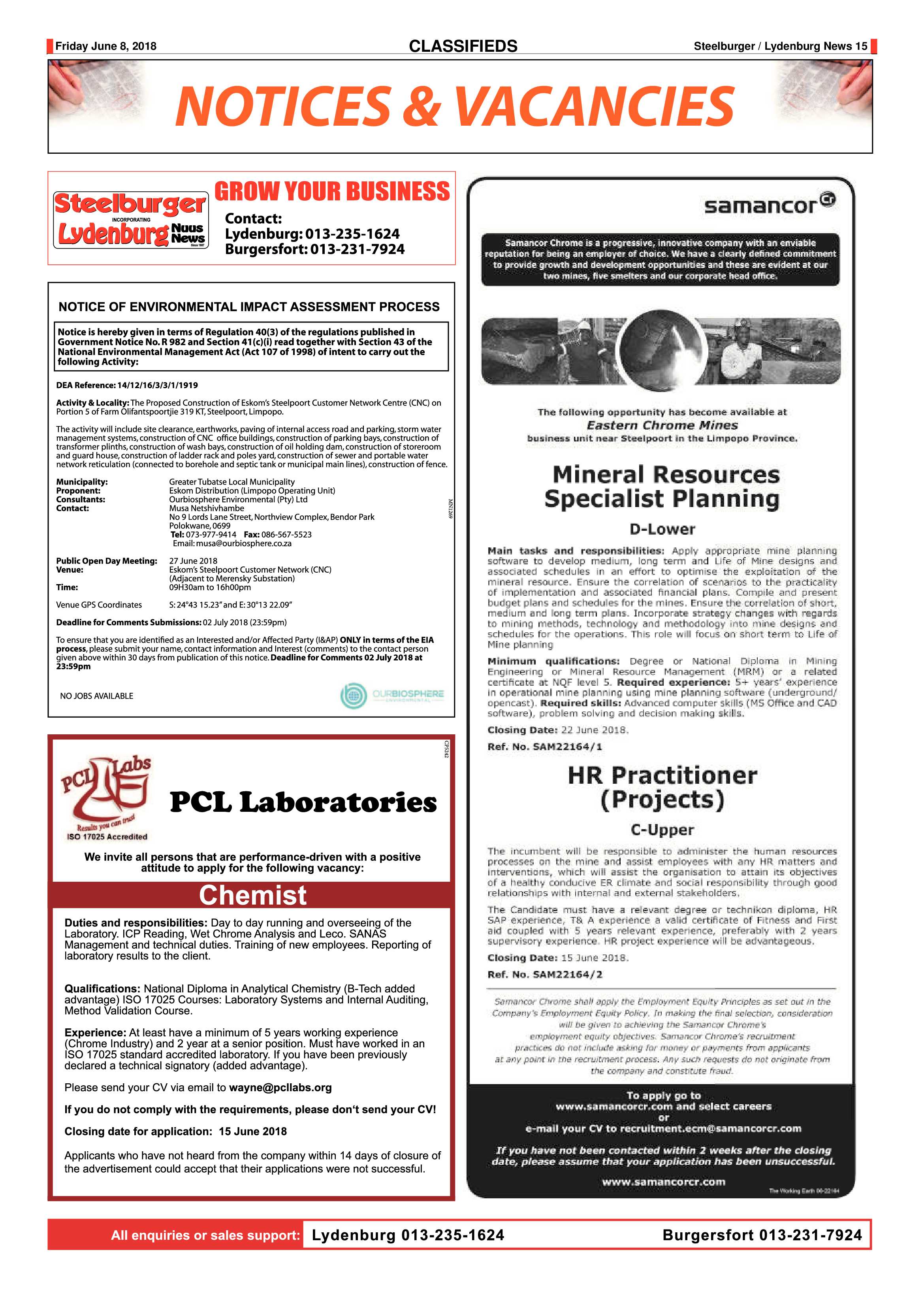 Steelburger News 8 June 2018 page 15