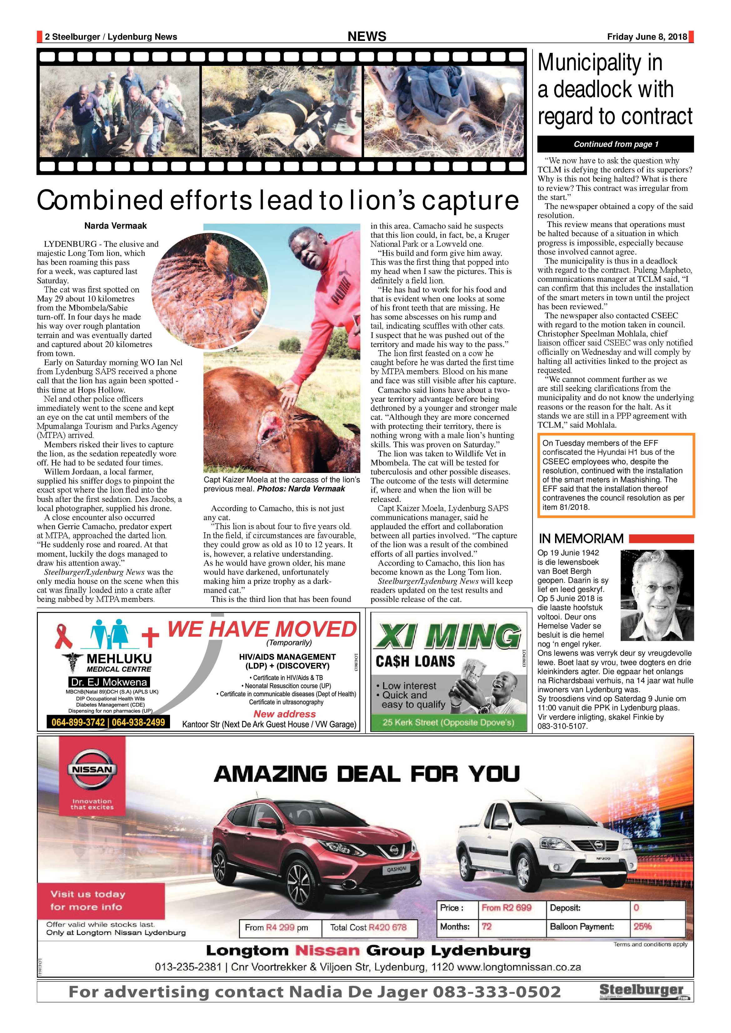 Steelburger News 8 June 2018 page 2
