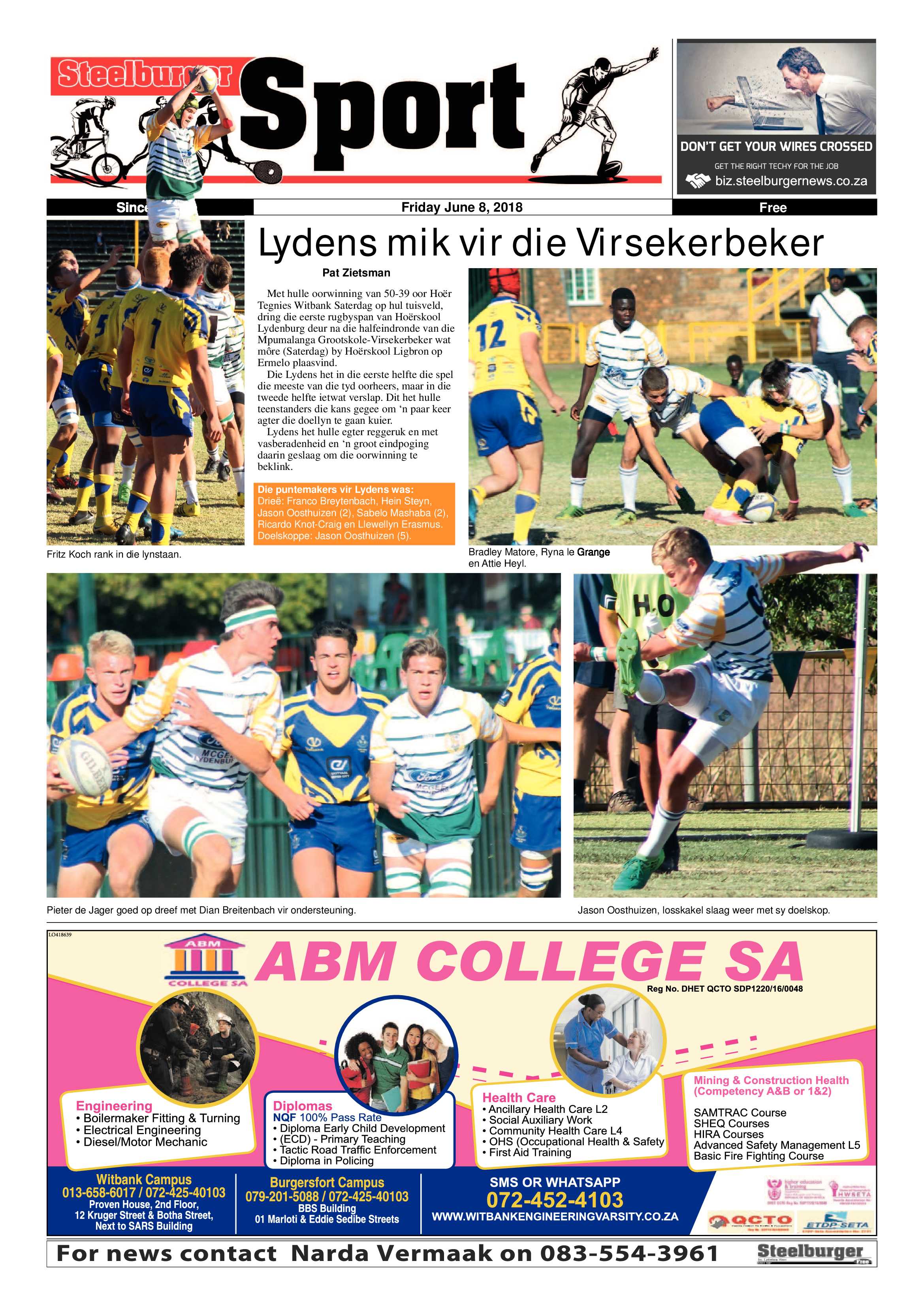 Steelburger News 8 June 2018 page 20