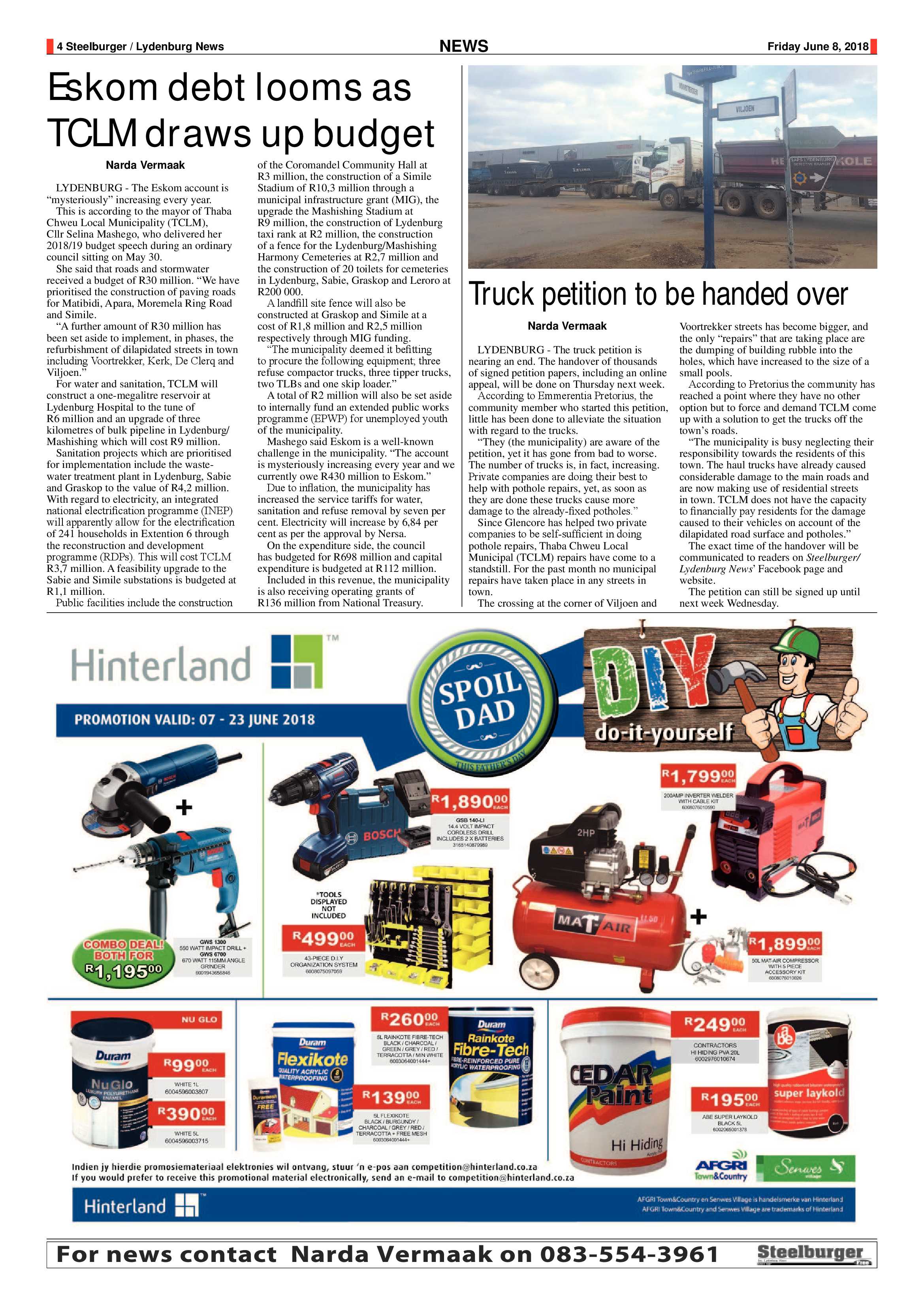 Steelburger News 8 June 2018 page 4