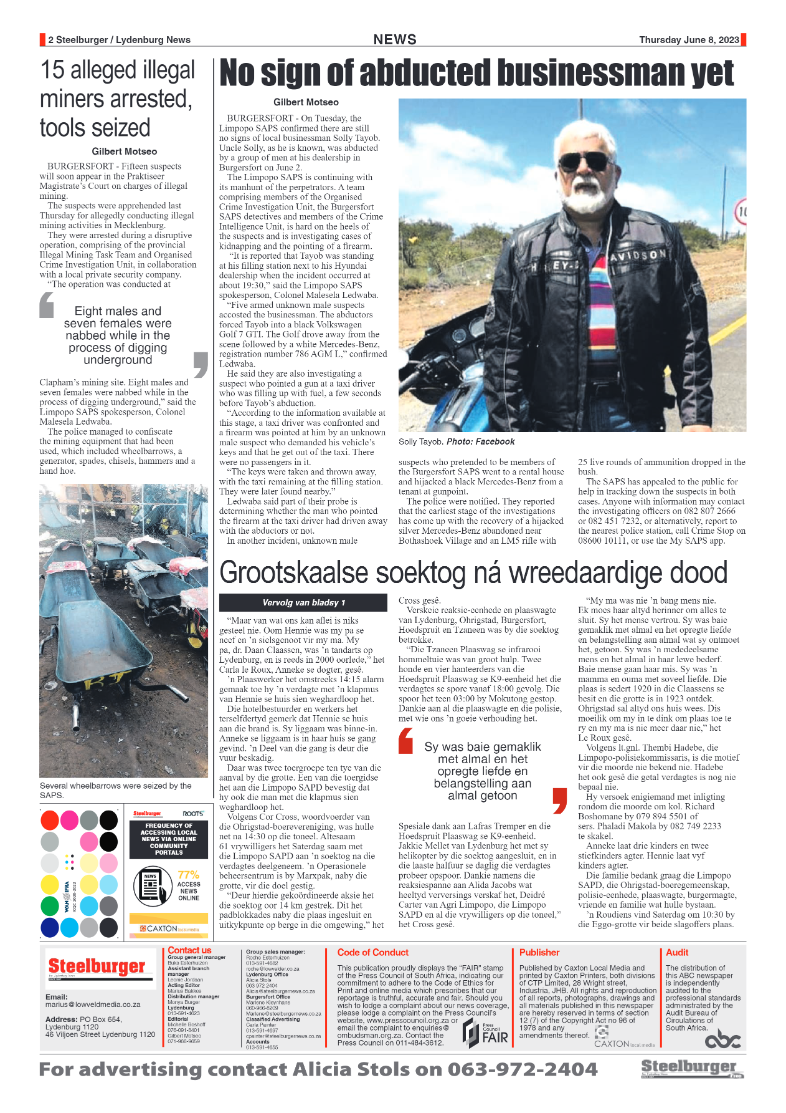 Steelburger News 8 June 2023 page 2