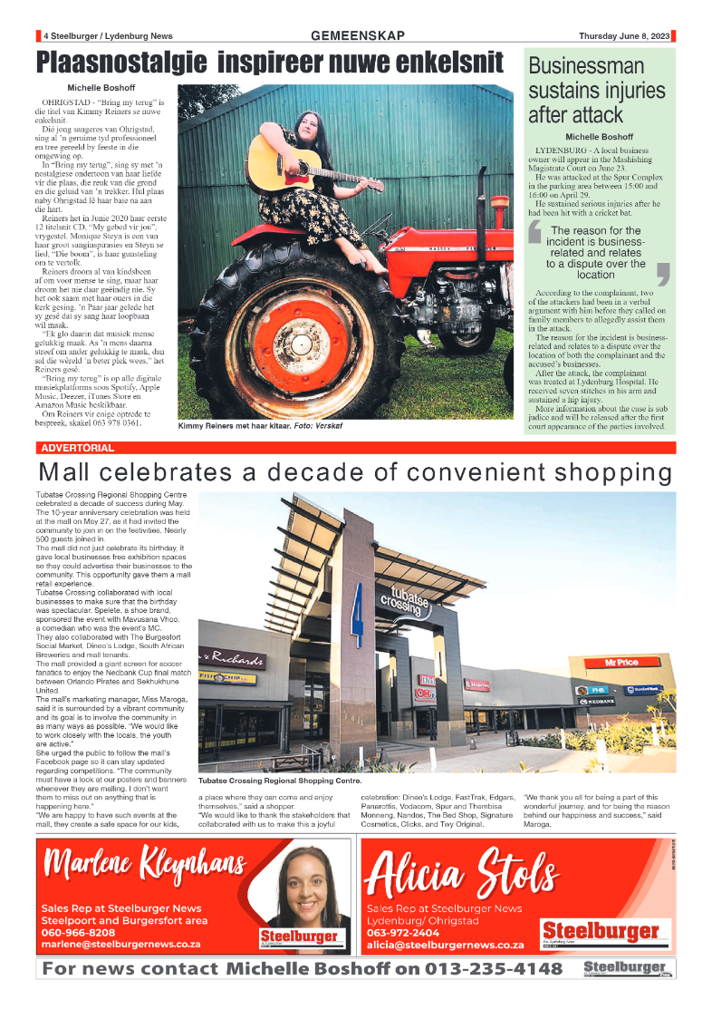 Steelburger News 8 June 2023 page 4