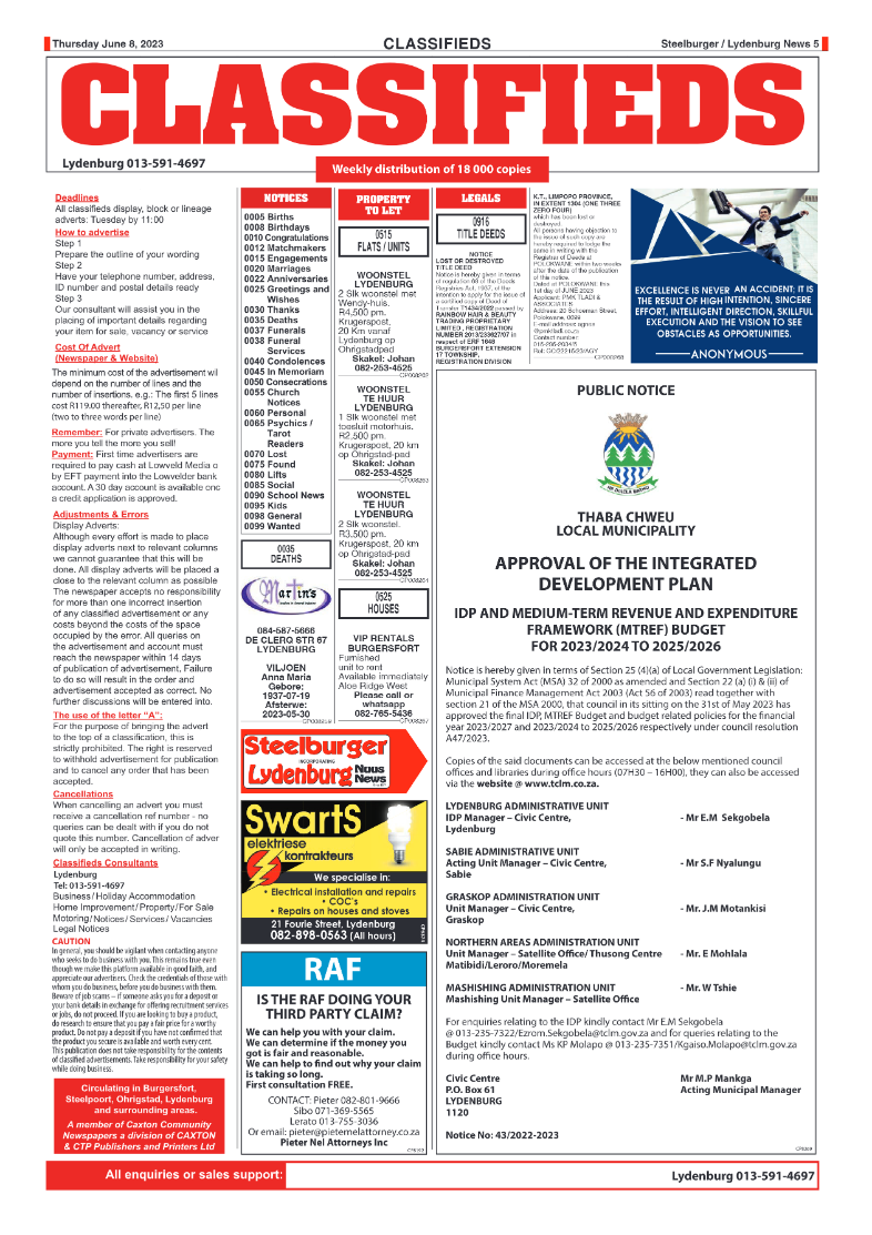 Steelburger News 8 June 2023 page 5