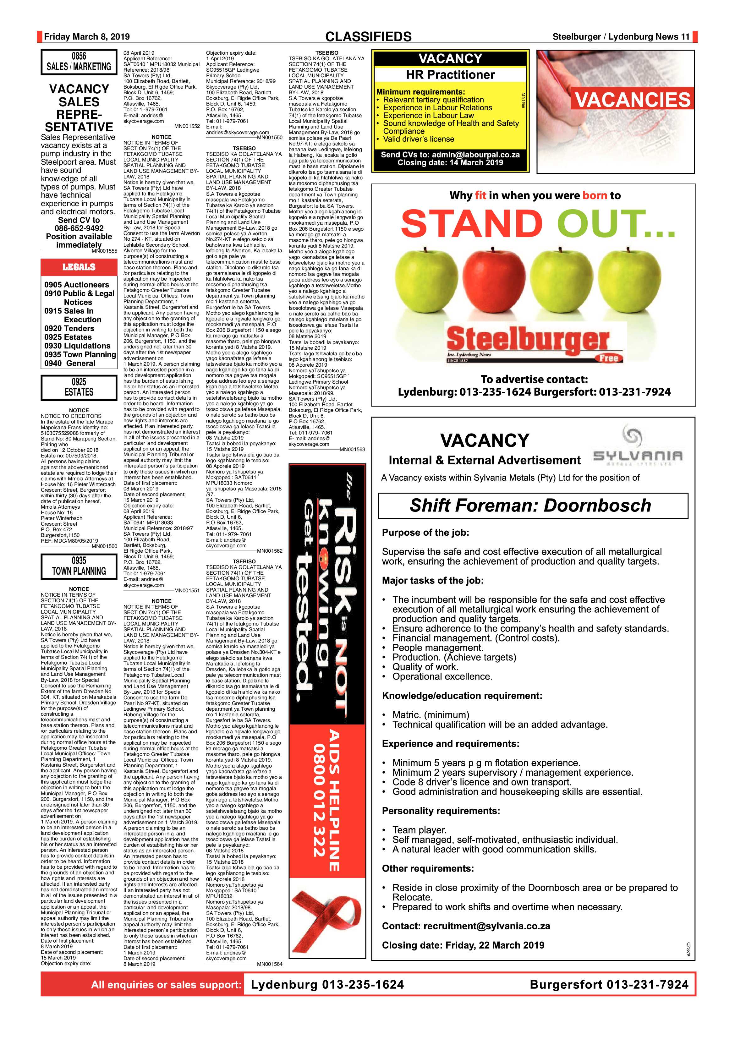 Steelburger News 8 March 2019 page 11
