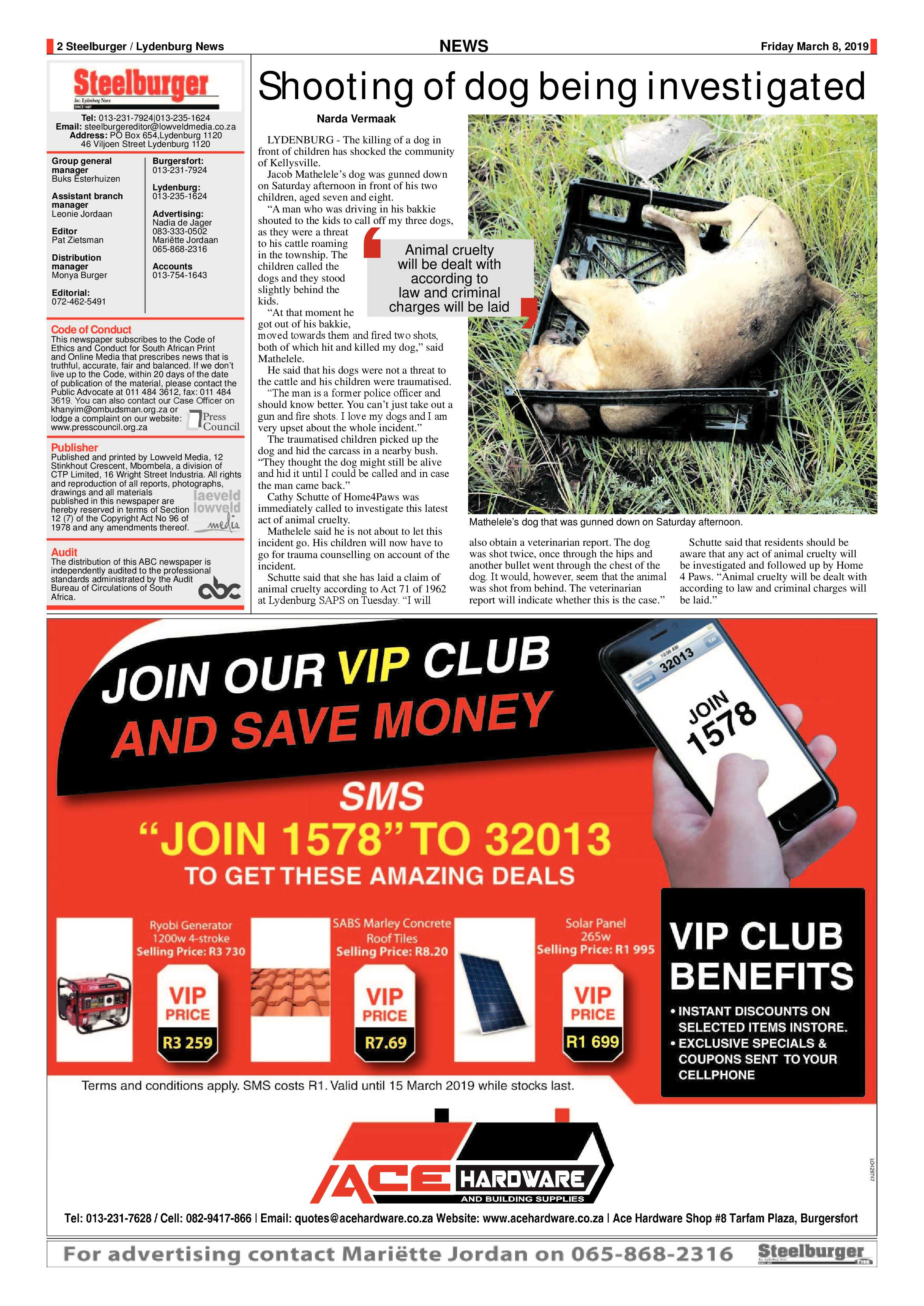 Steelburger News 8 March 2019 page 2