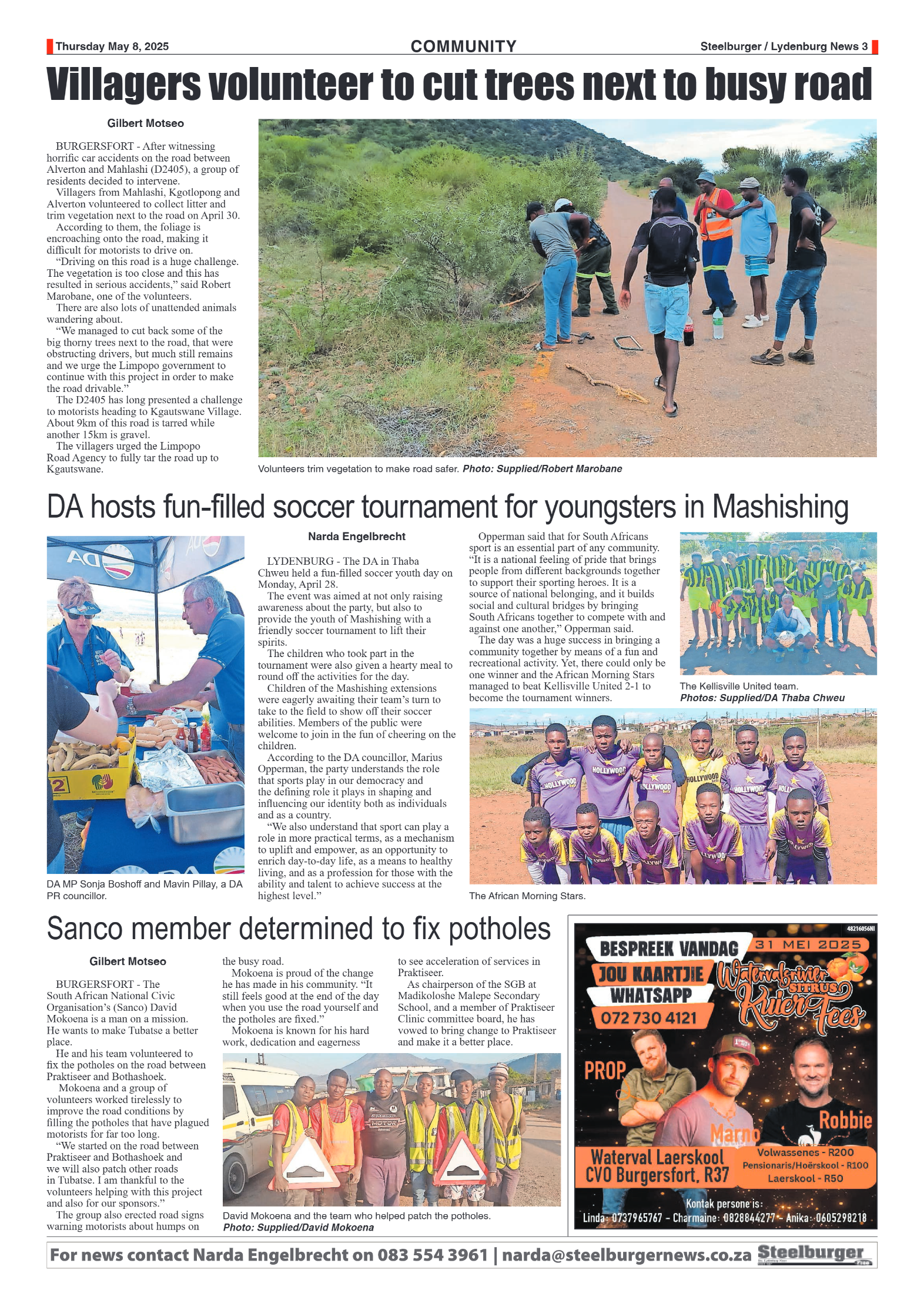 Steelburger News 8 May 2025 page 3