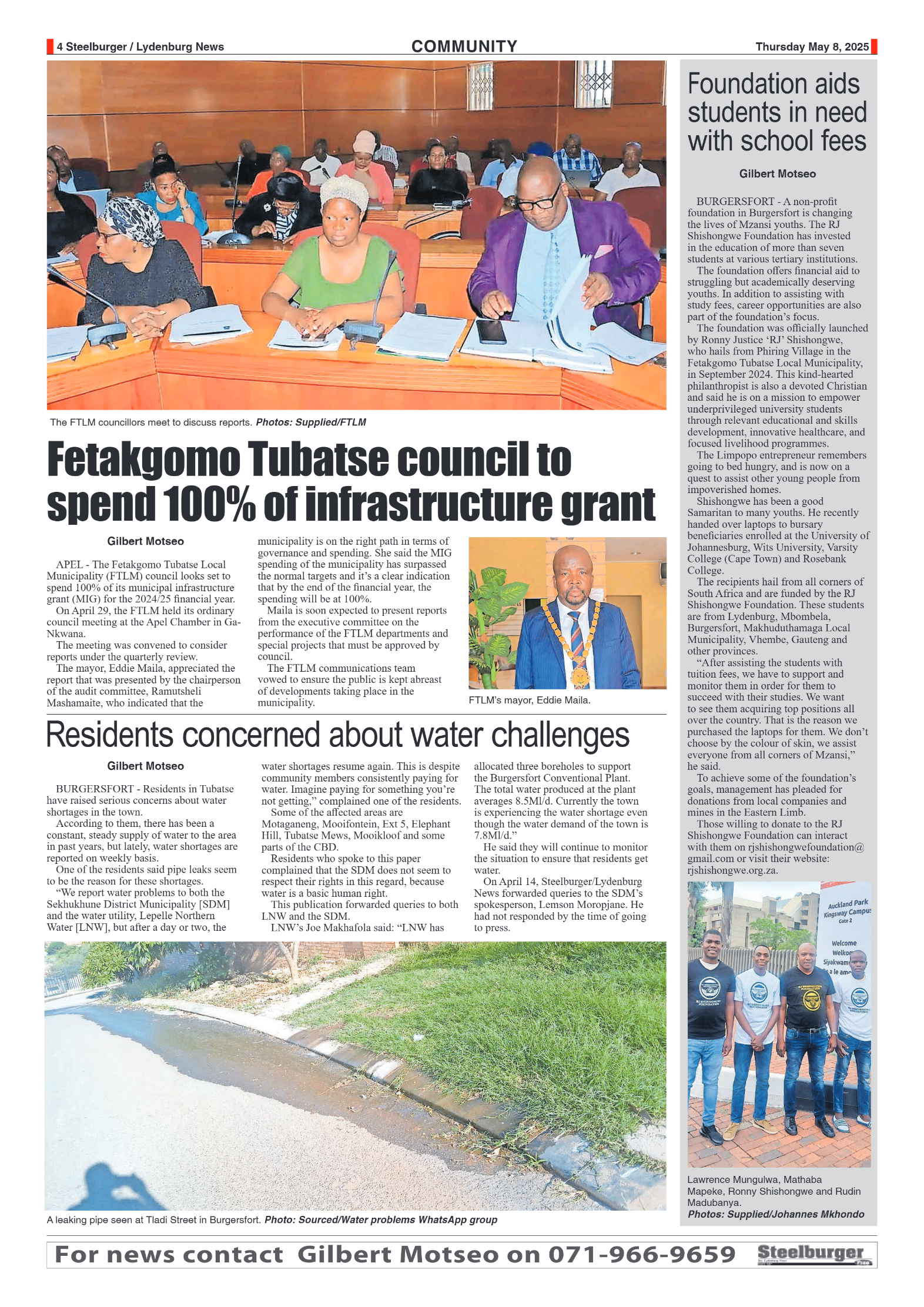 Steelburger News 8 May 2025 page 4