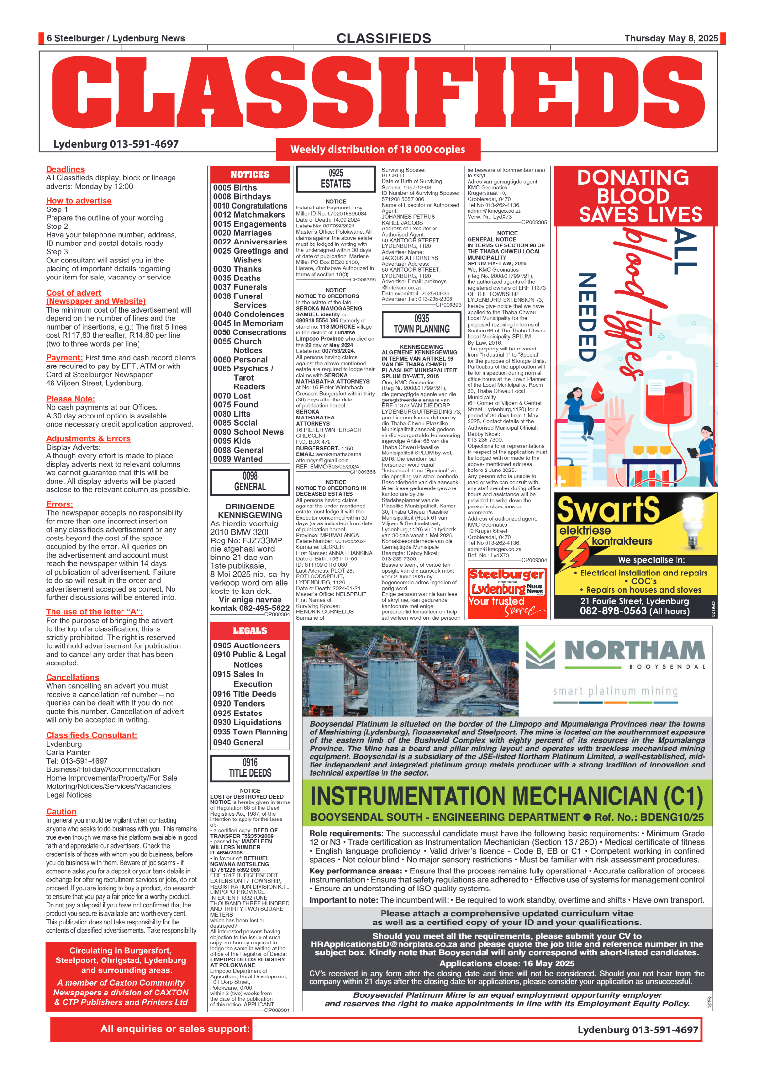 Steelburger News 8 May 2025 page 6