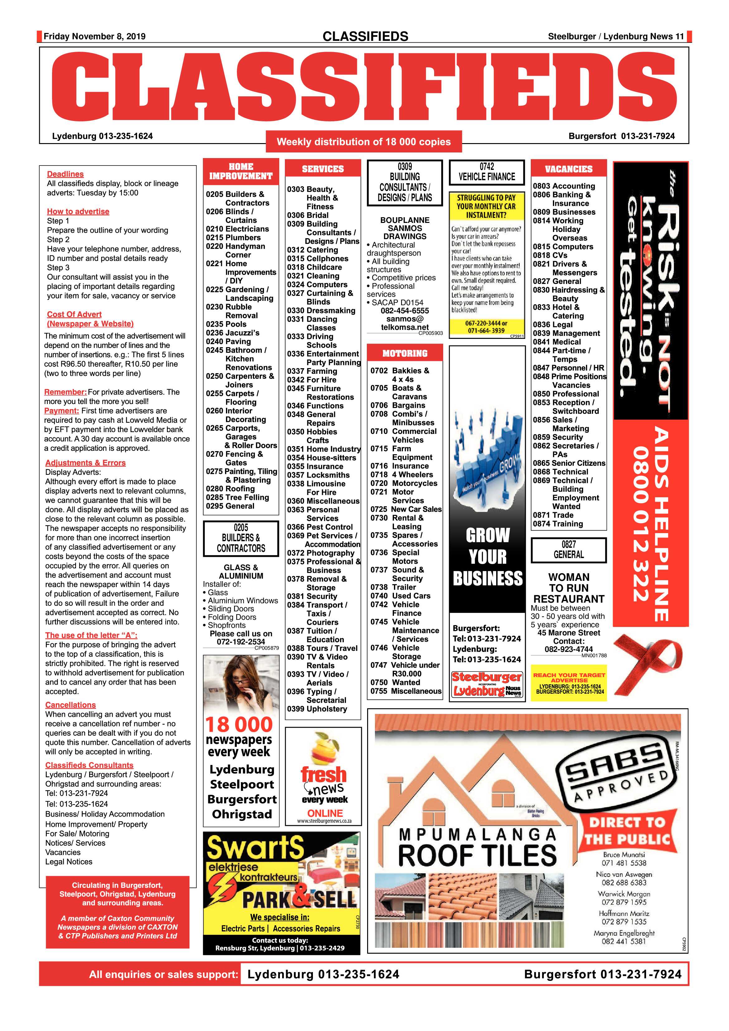 Steelburger News 8 November 2019 page 11