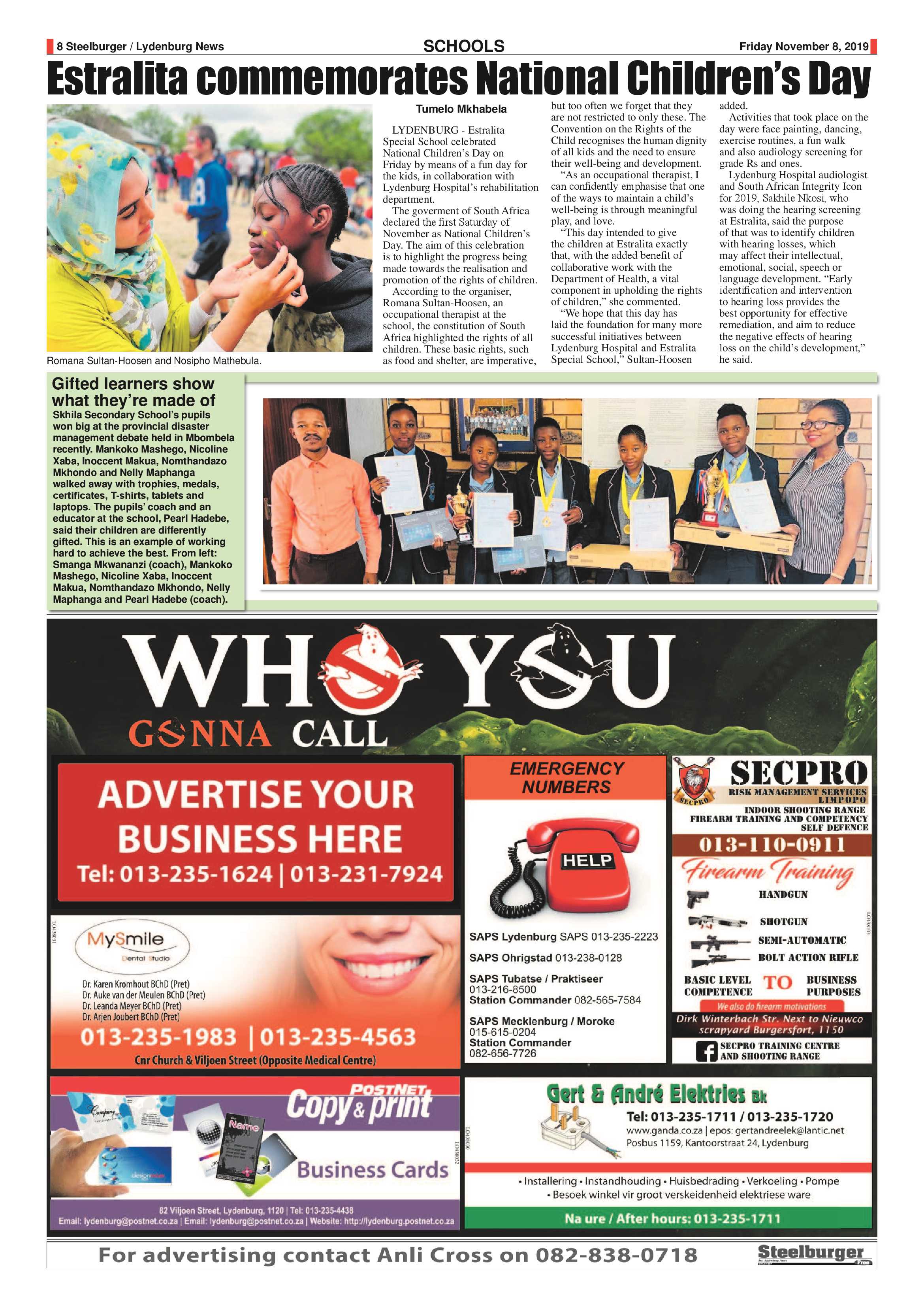 Steelburger News 8 November 2019 page 8