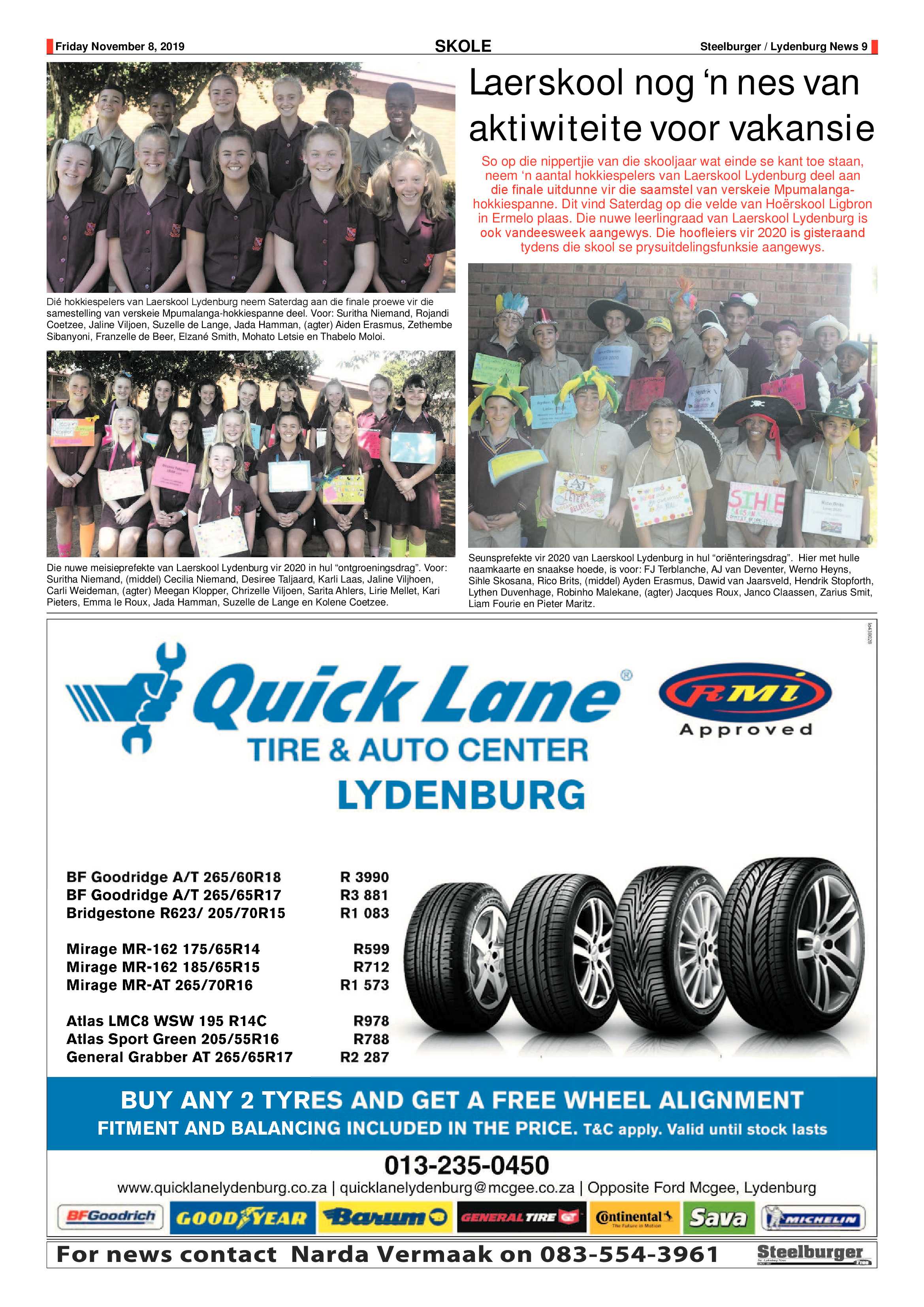 Steelburger News 8 November 2019 page 9