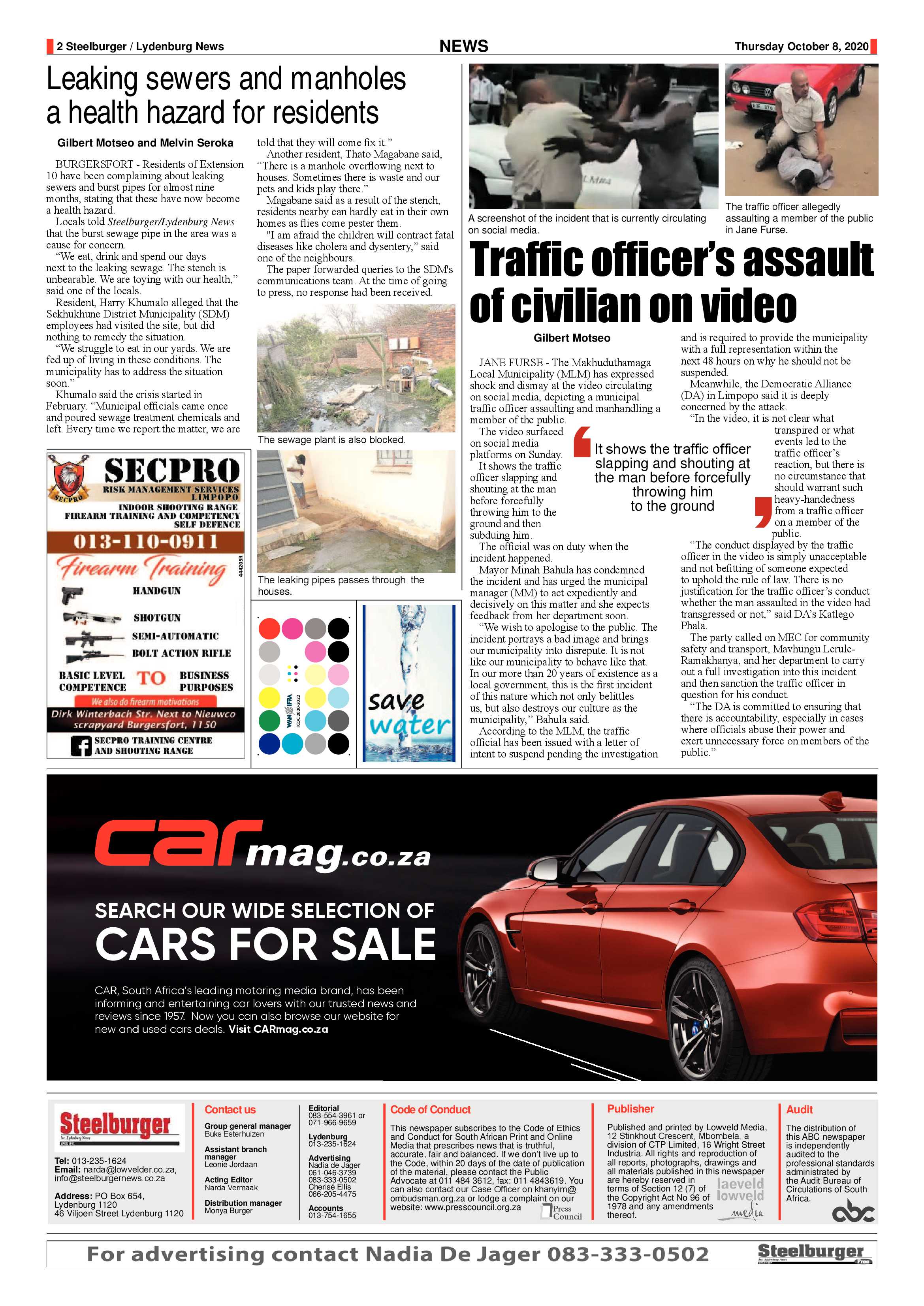 Steelburger News 8 October 2020 page 2