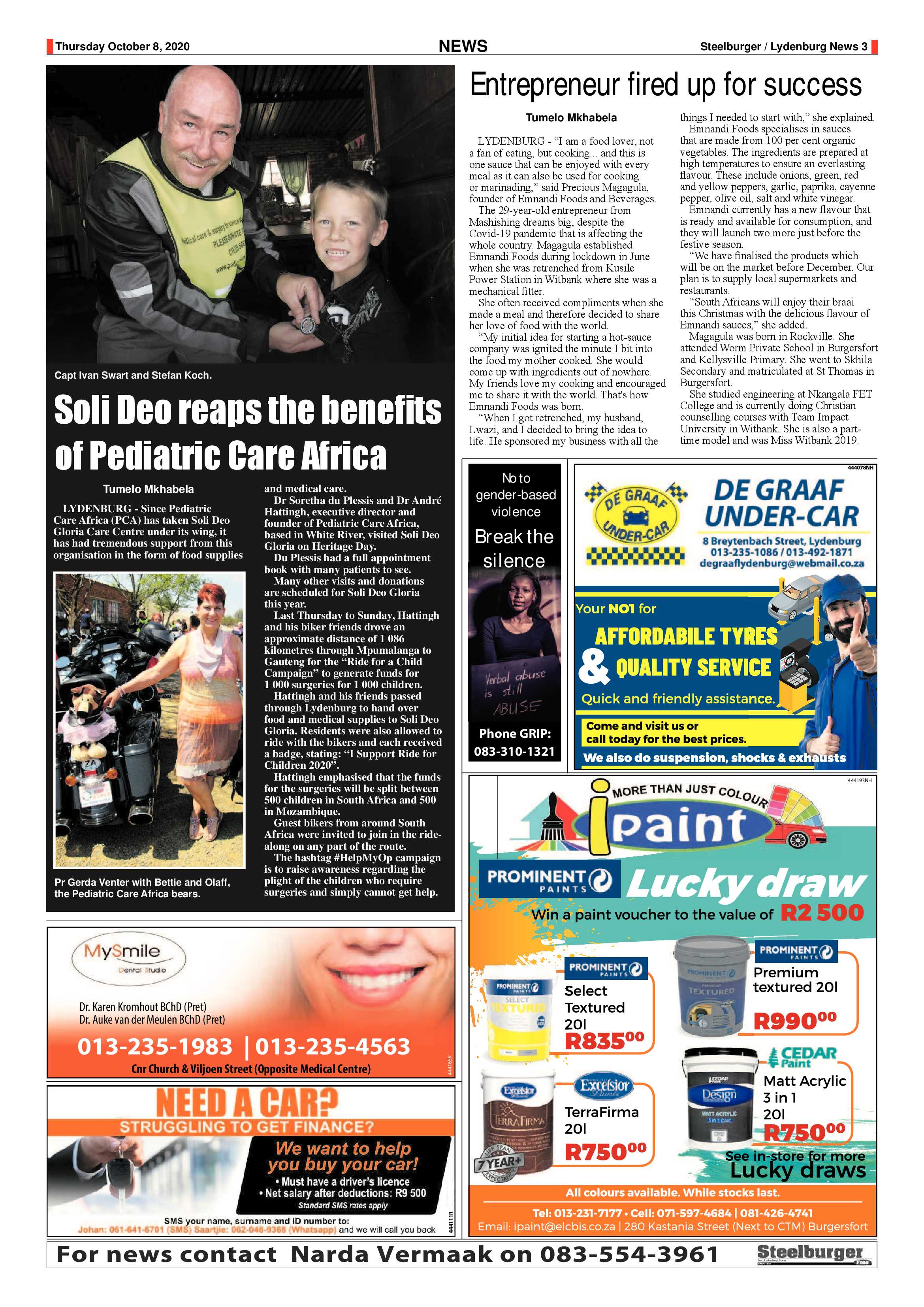 Steelburger News 8 October 2020 page 3