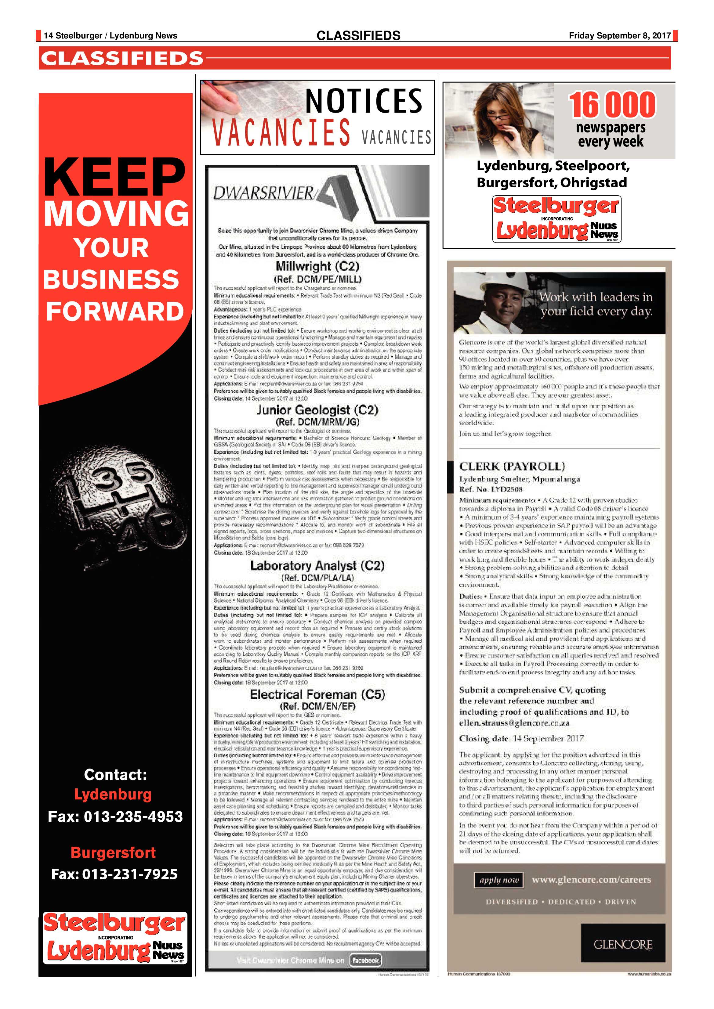 Steelburger News 8 September 2017 page 14