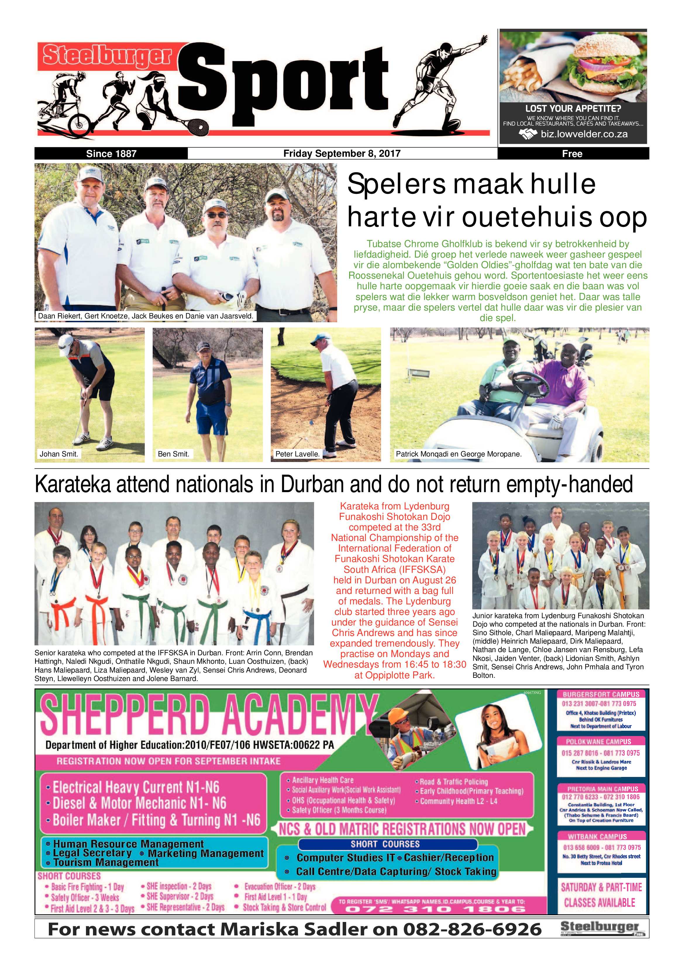 Steelburger News 8 September 2017 page 16