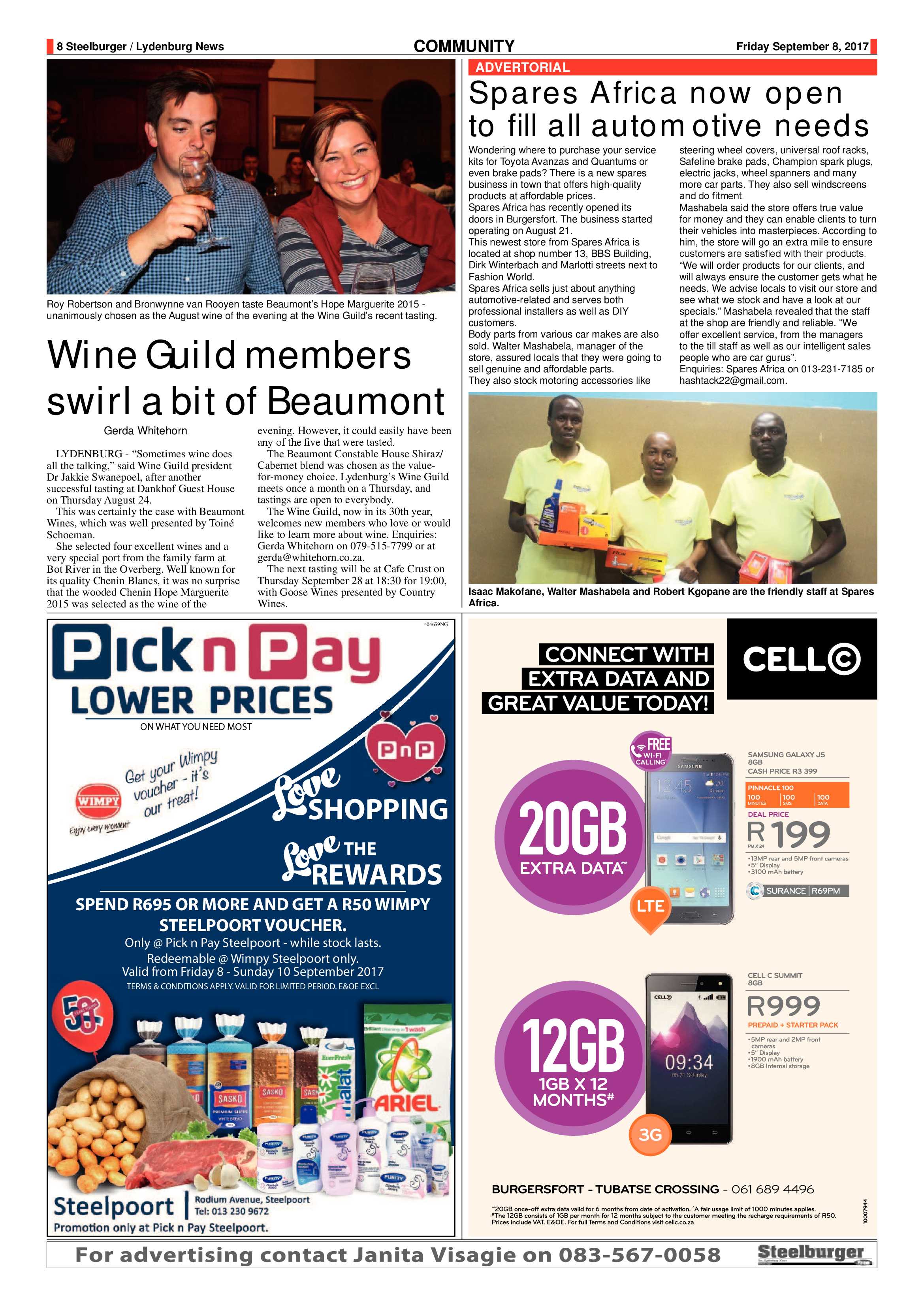 Steelburger News 8 September 2017 page 8