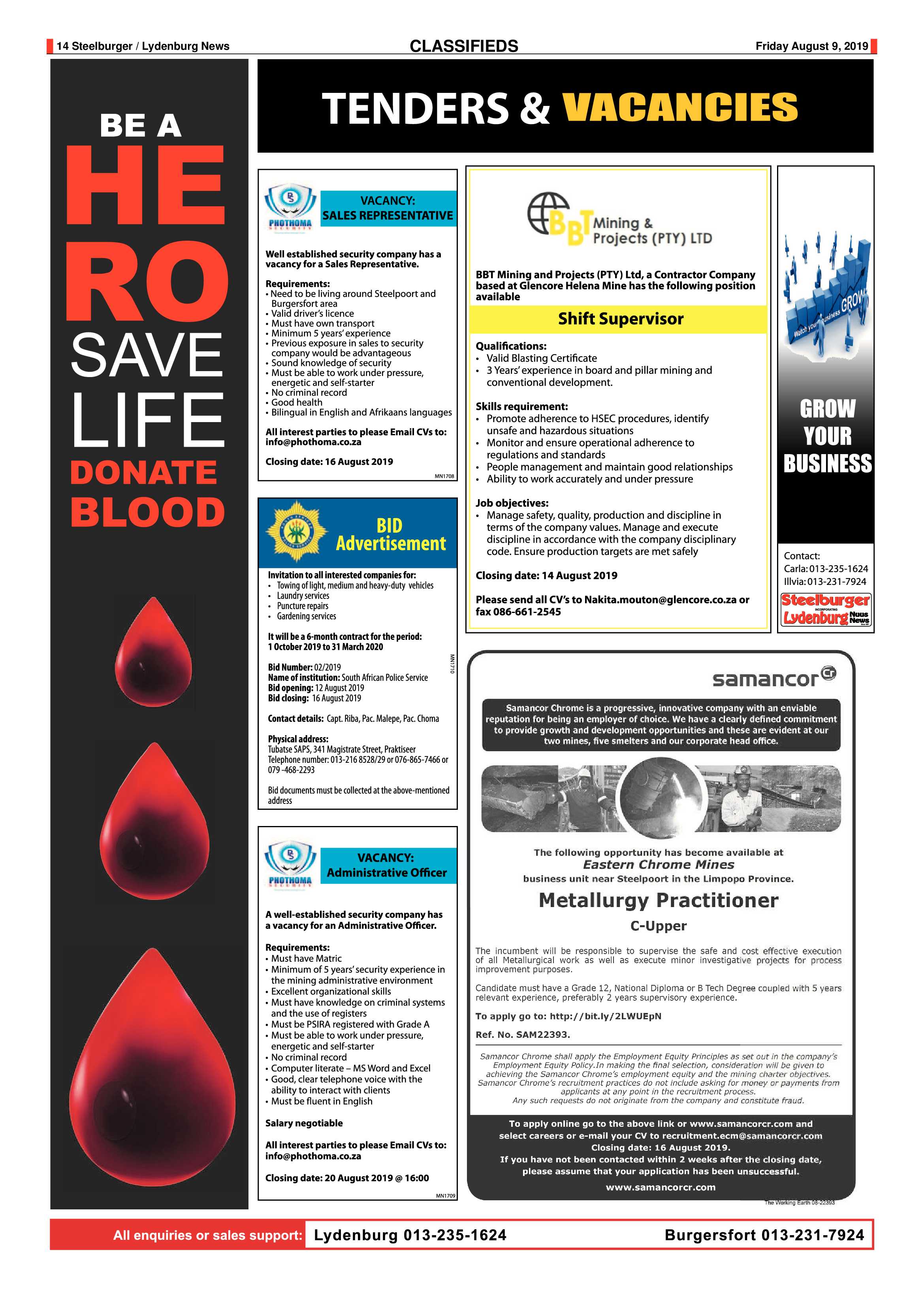 Steelburger News 9 August 2019 page 14