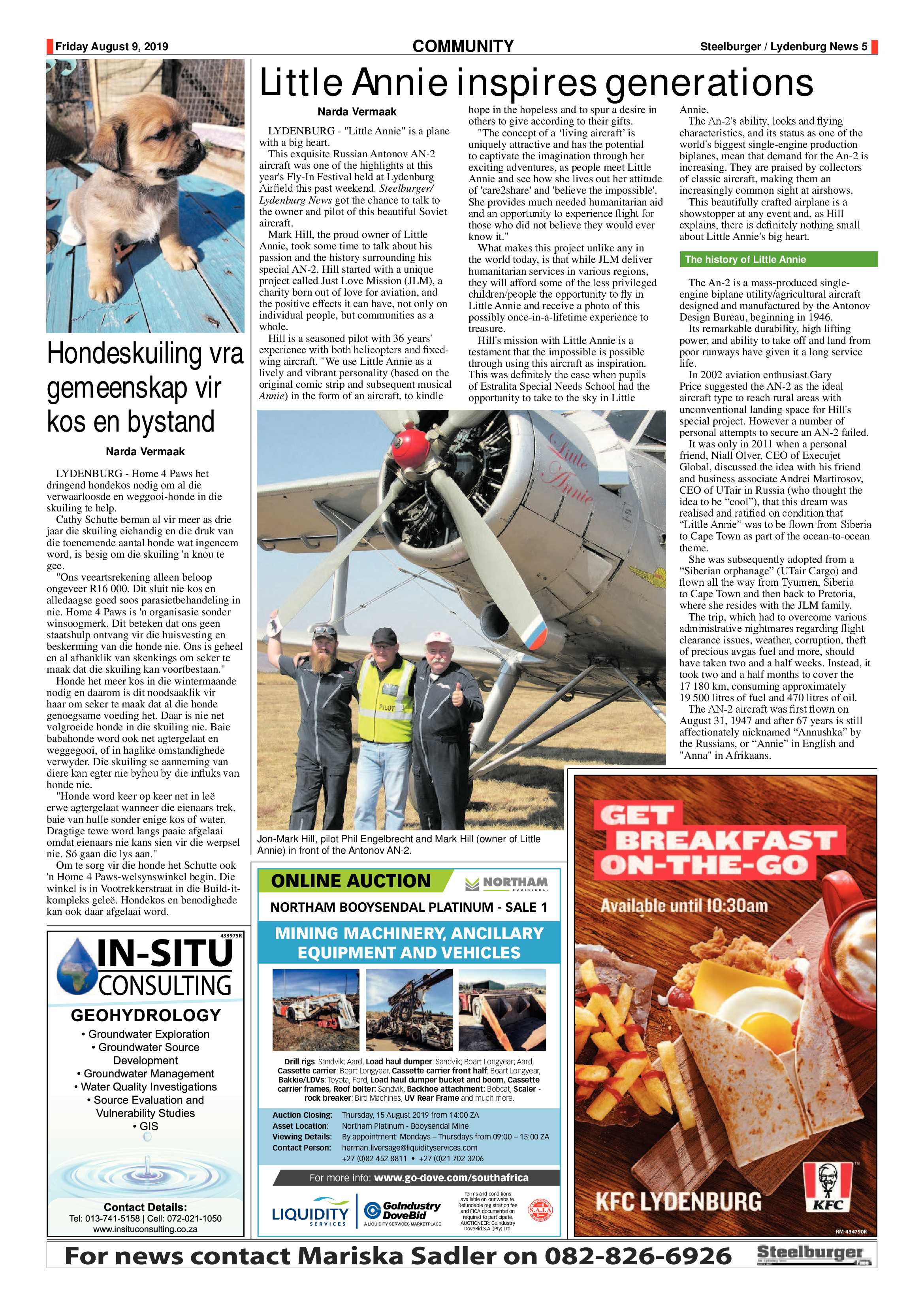 Steelburger News 9 August 2019 page 5