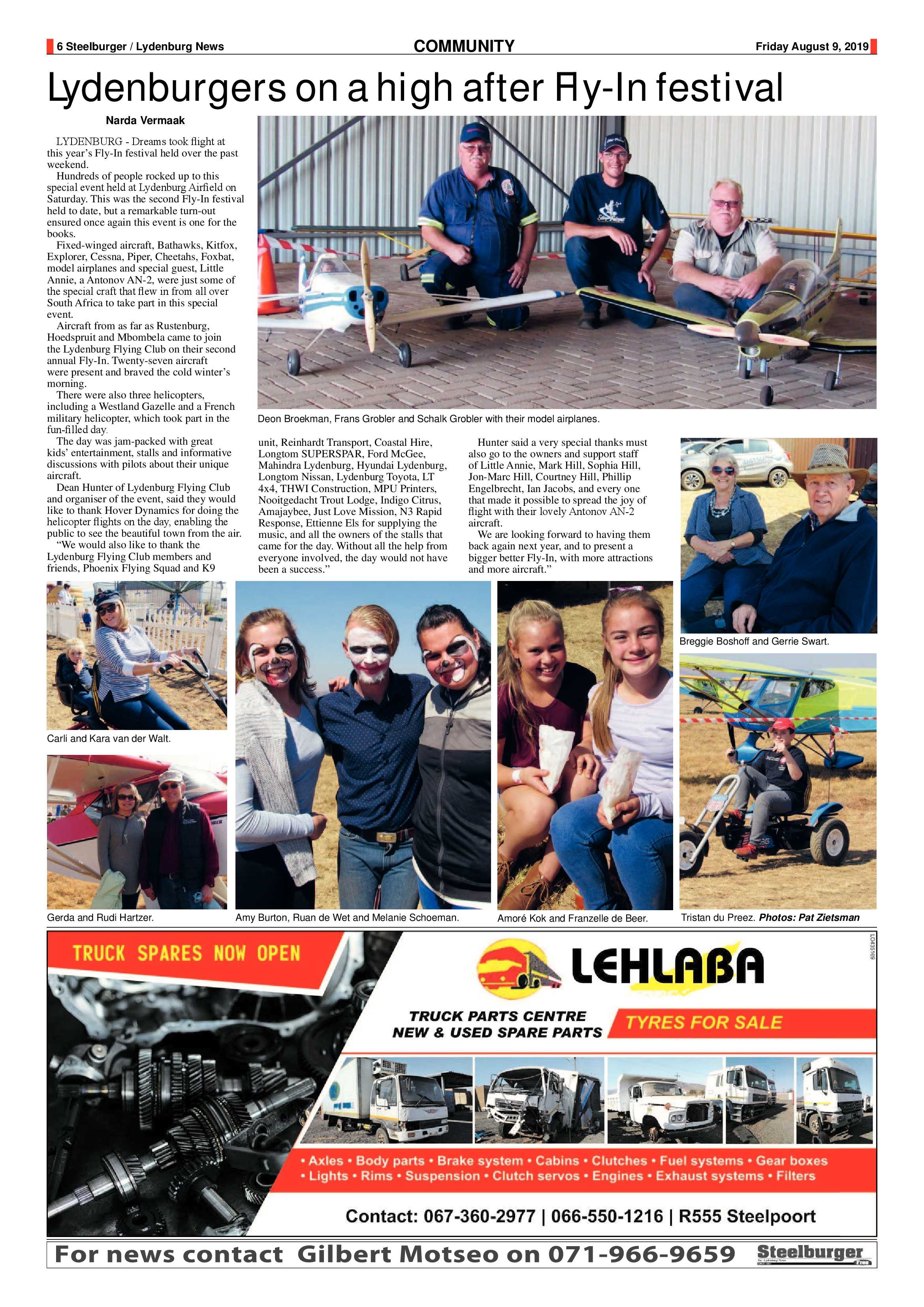 Steelburger News 9 August 2019 page 6