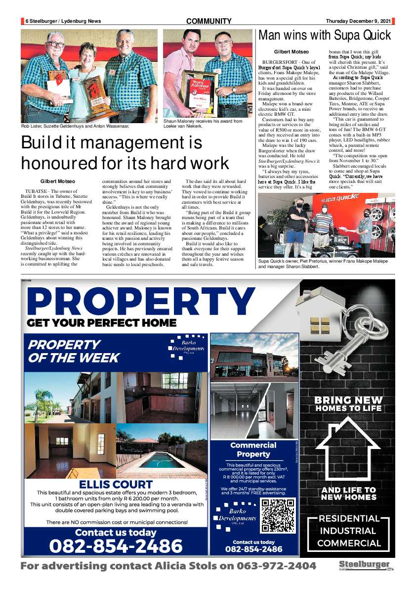 Steelburger News 9 December 2021 page 6