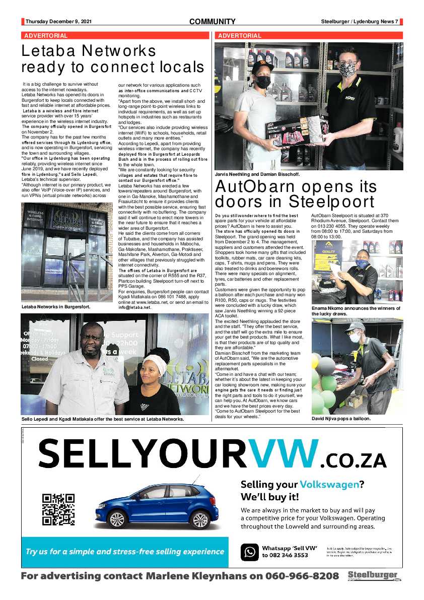 Steelburger News 9 December 2021 page 7