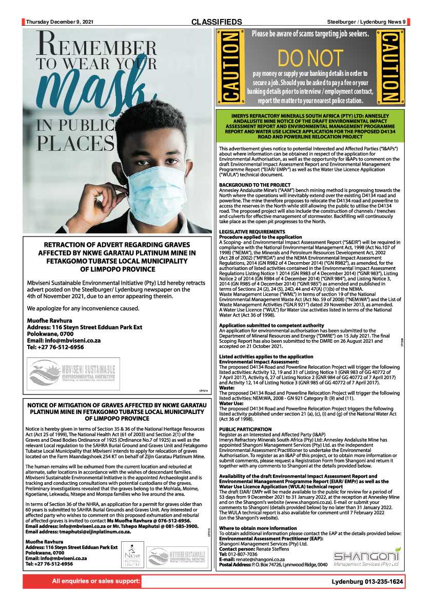 Steelburger News 9 December 2021 page 9